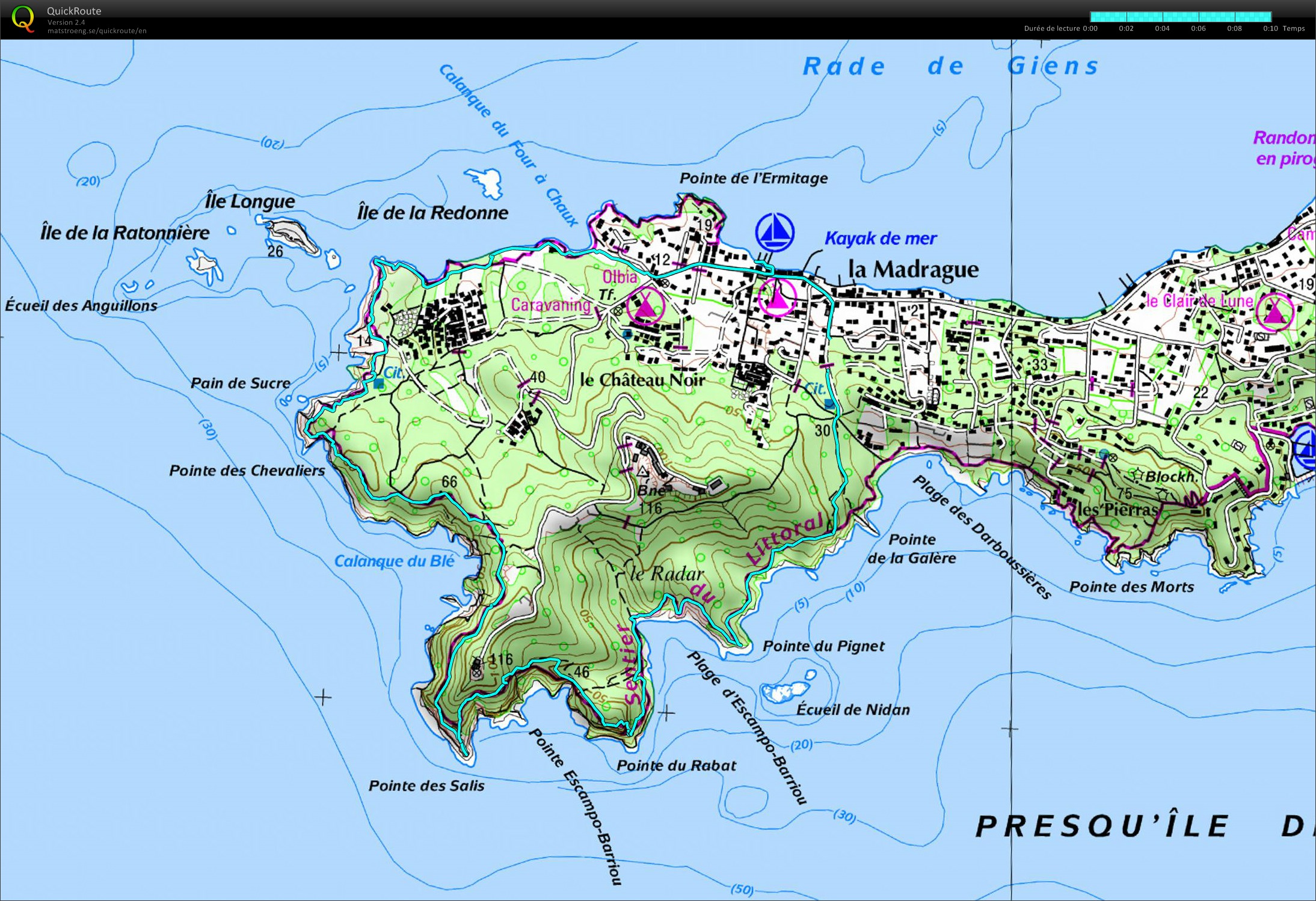 Sentier du littoral : Presqu'île de Giens (04/01/2016)