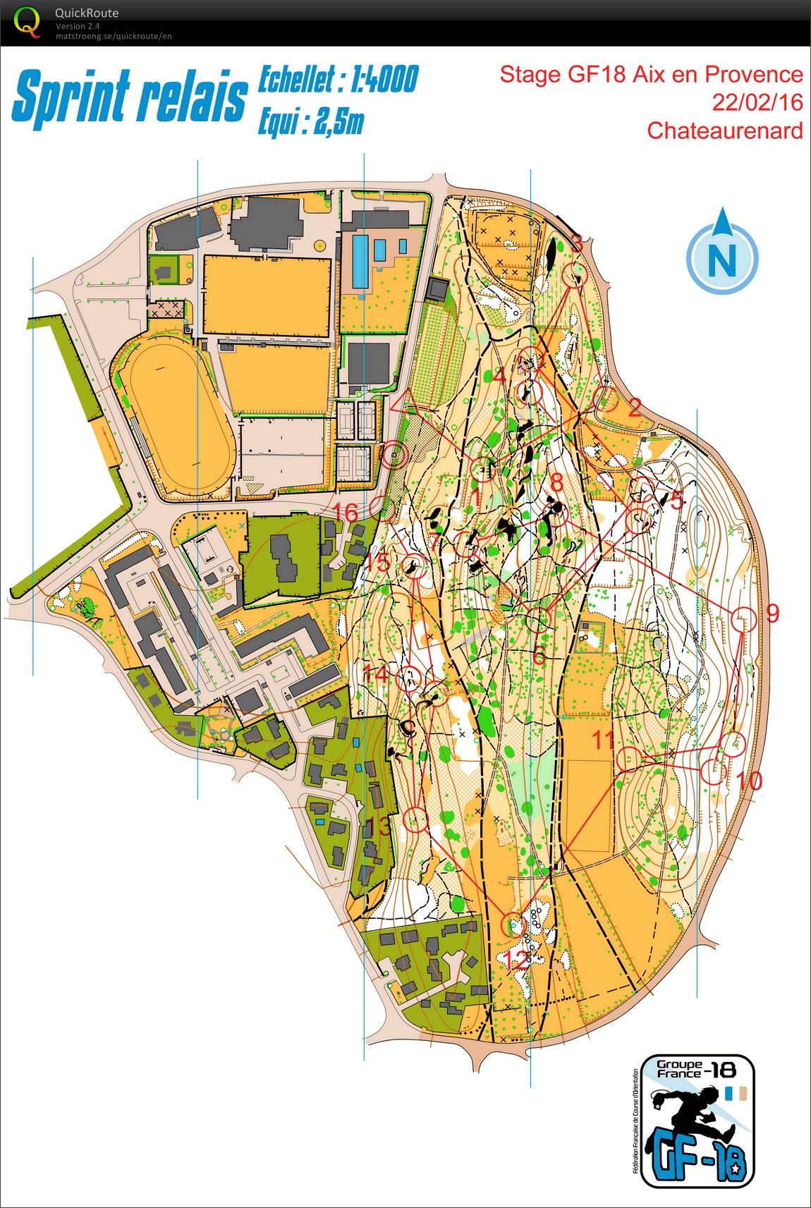 Stage gf-18 (Aix) // Mixte Sprint Relais (1) (22-02-2016)