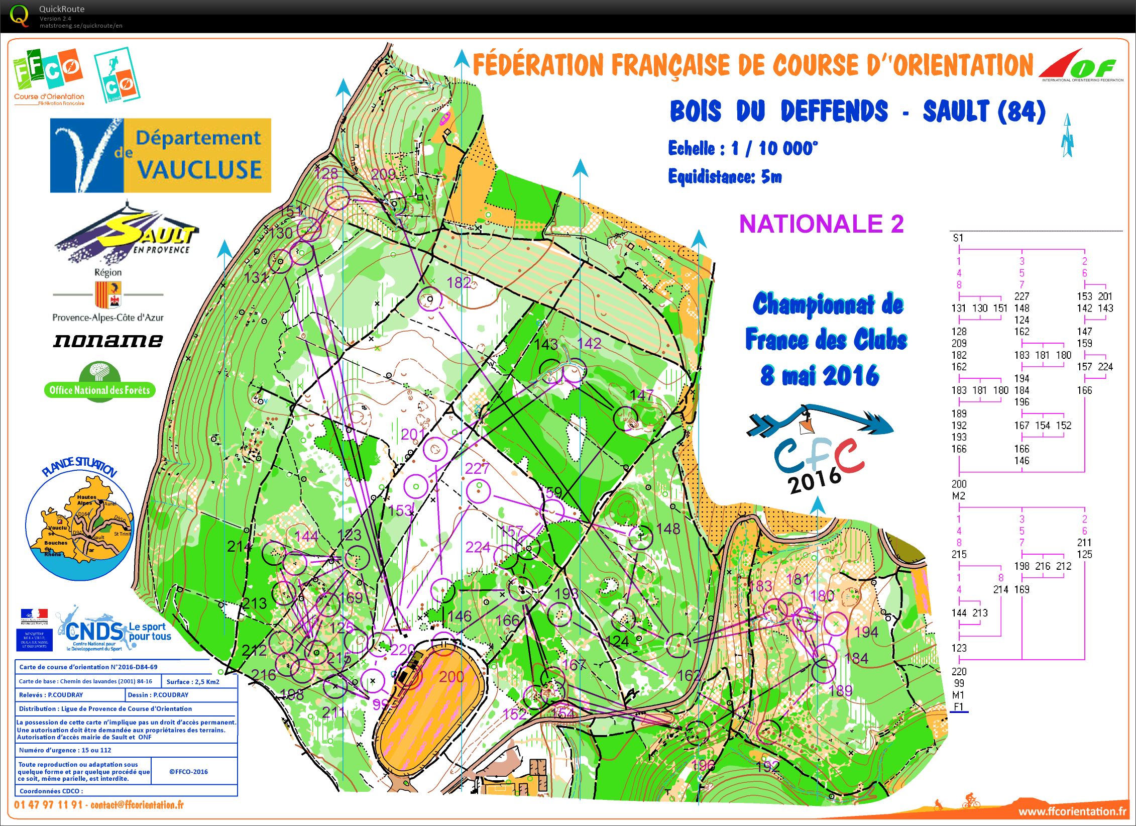 CFC 2016 - N2 (8e relais) (08-05-2016)