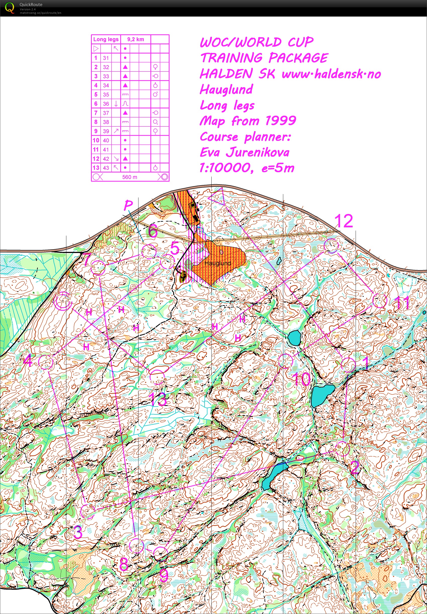 WOC training package /// Long legs (Hauglund) (23-04-2016)