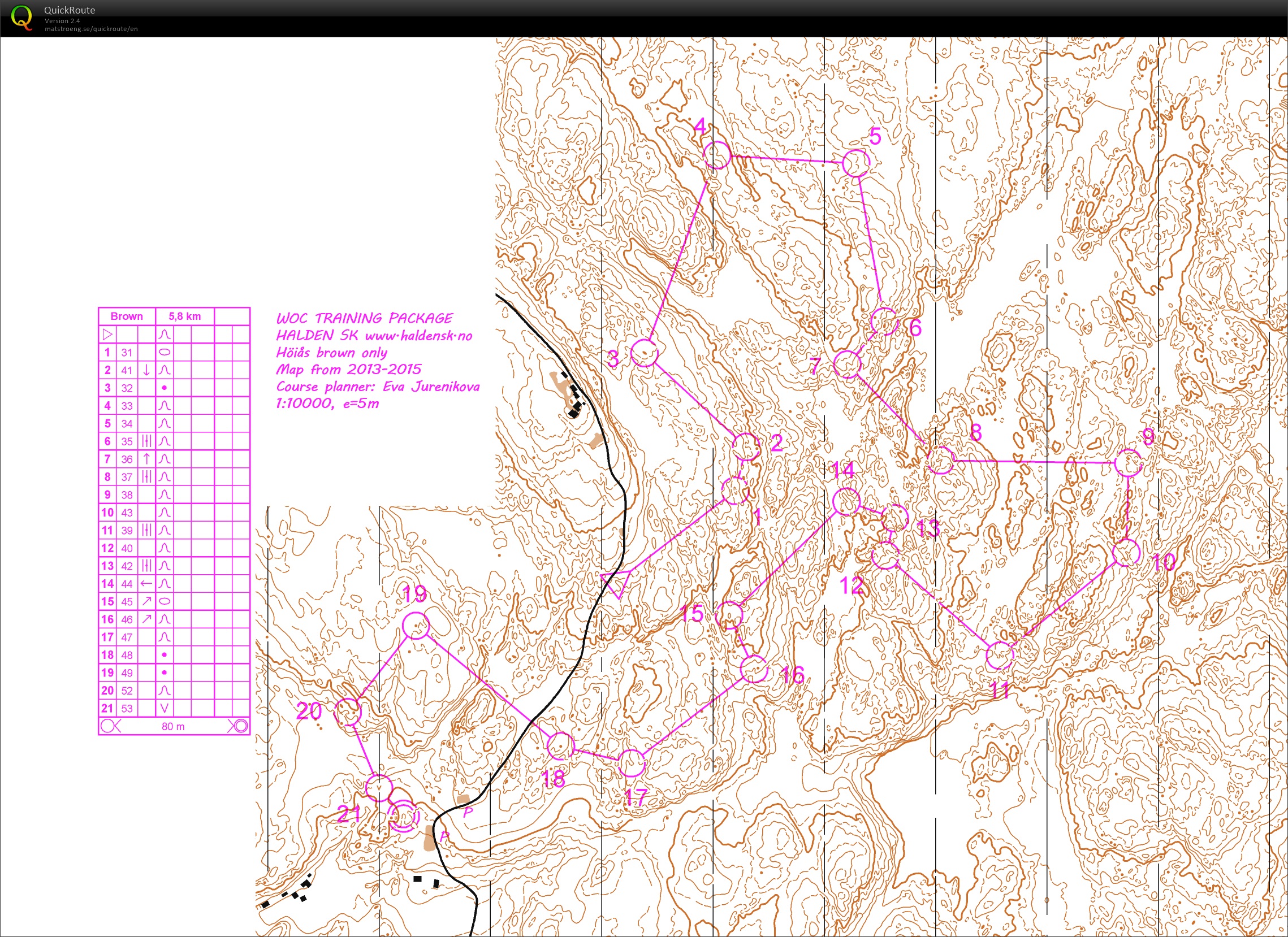 WOC training package /// Høiås brown only (2016-05-26)