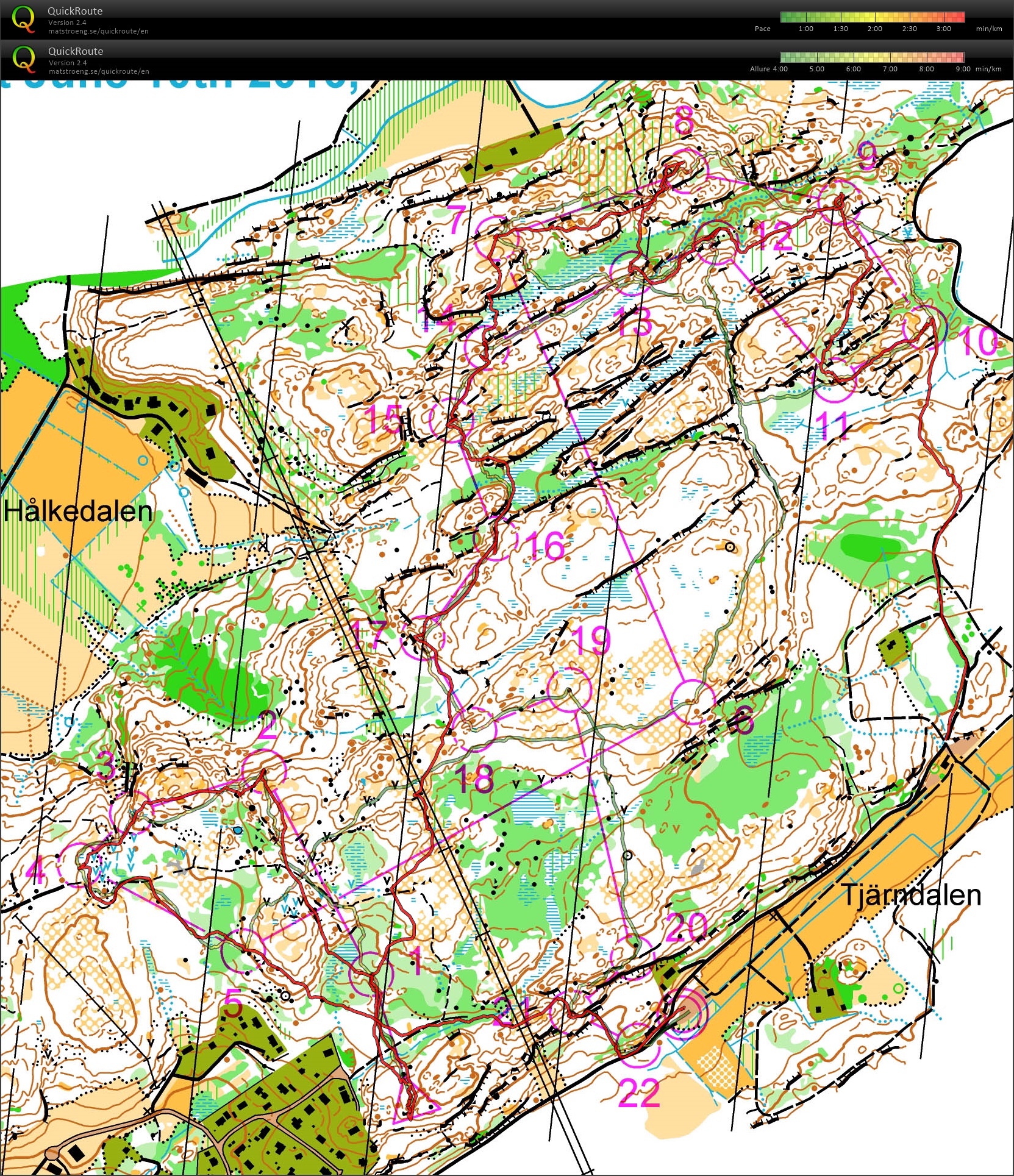 Stage FFCO prépa WOC (7) pose/dépose MD (+CZE, LIT) (06.08.2016)