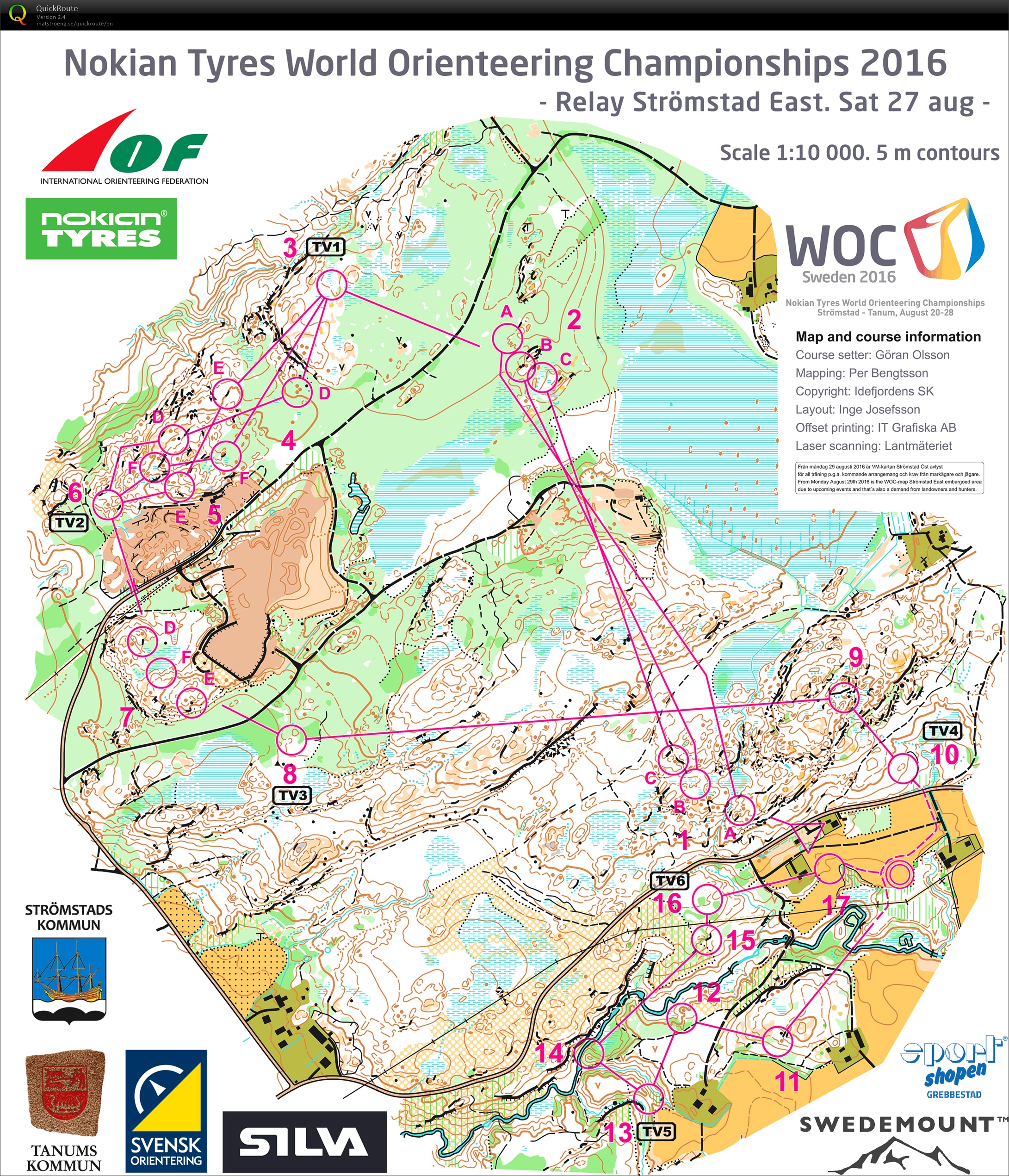 WOC 2016 Relay (leg3) (27.08.2016)