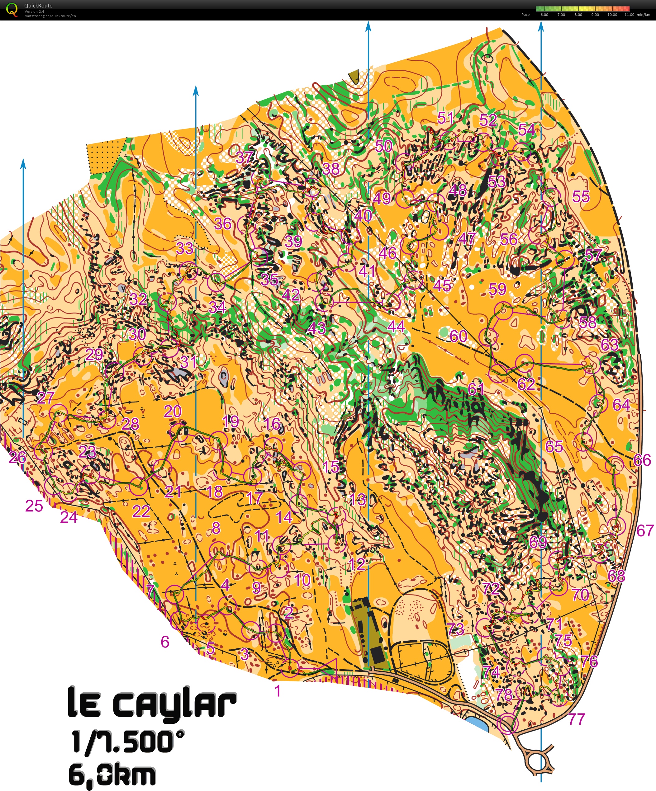 TC Le Caylar // (16) NightO Multiposte (20/11/2016)