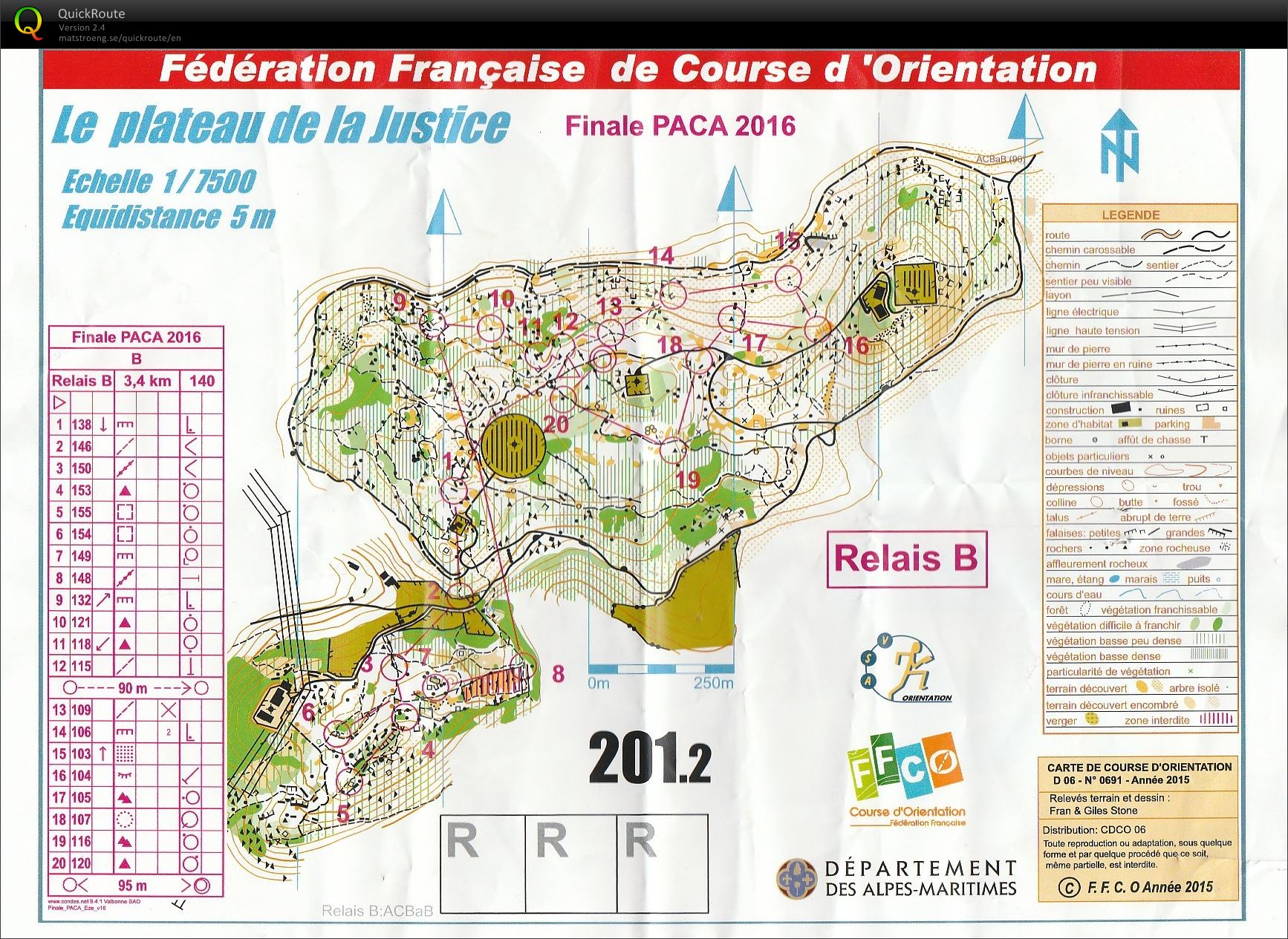 Finale PACA Relais  (04-12-2016)