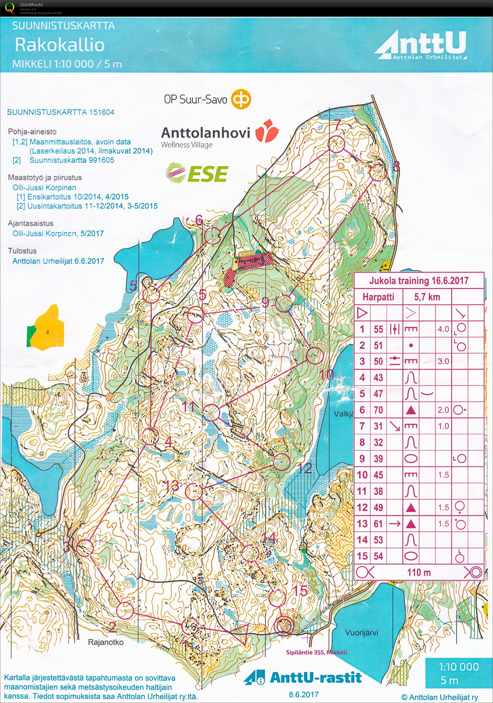 Joensuu-Jukola // Training 1 (15-06-2017)