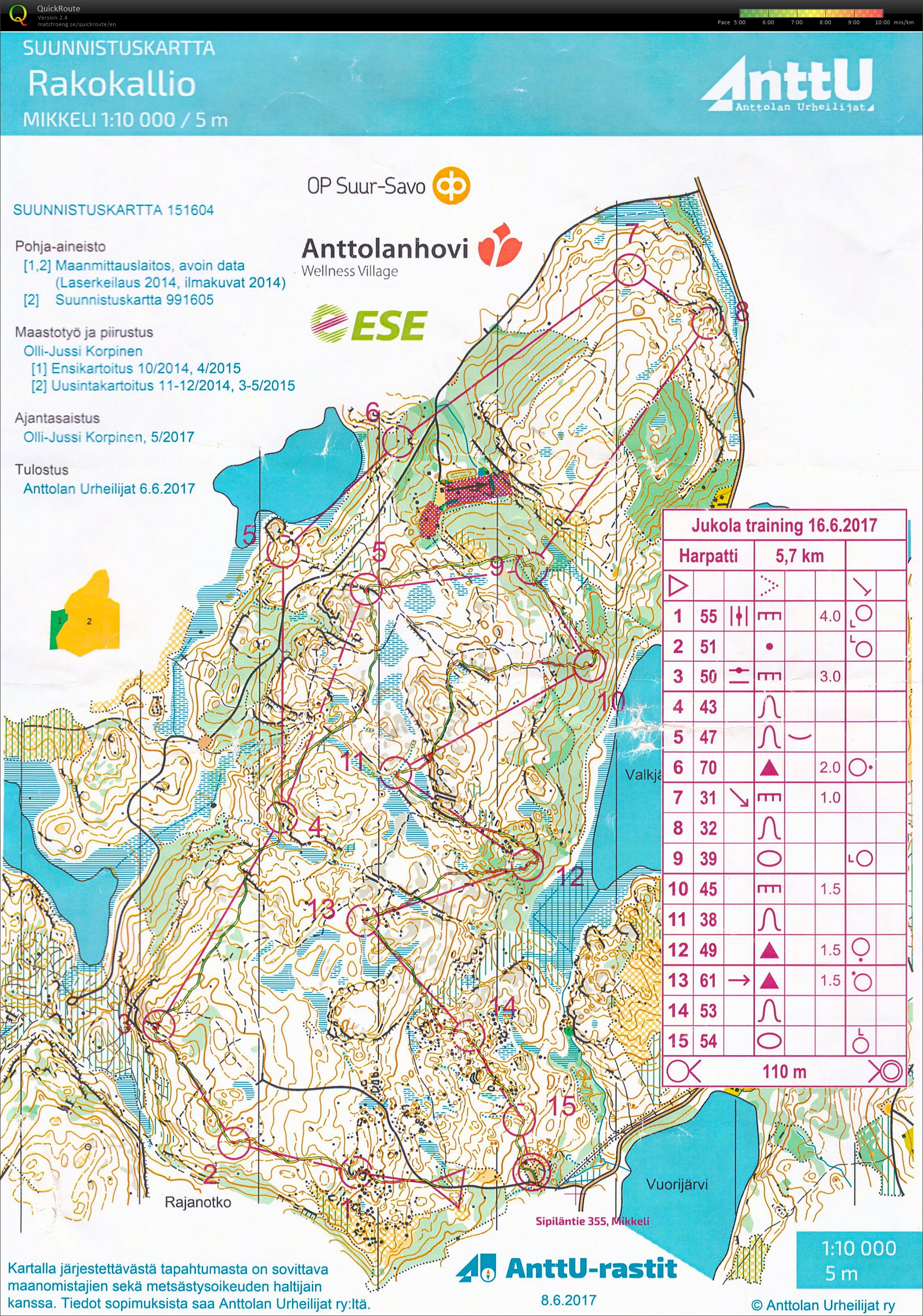 Joensuu-Jukola // Training 1 (2017-06-15)