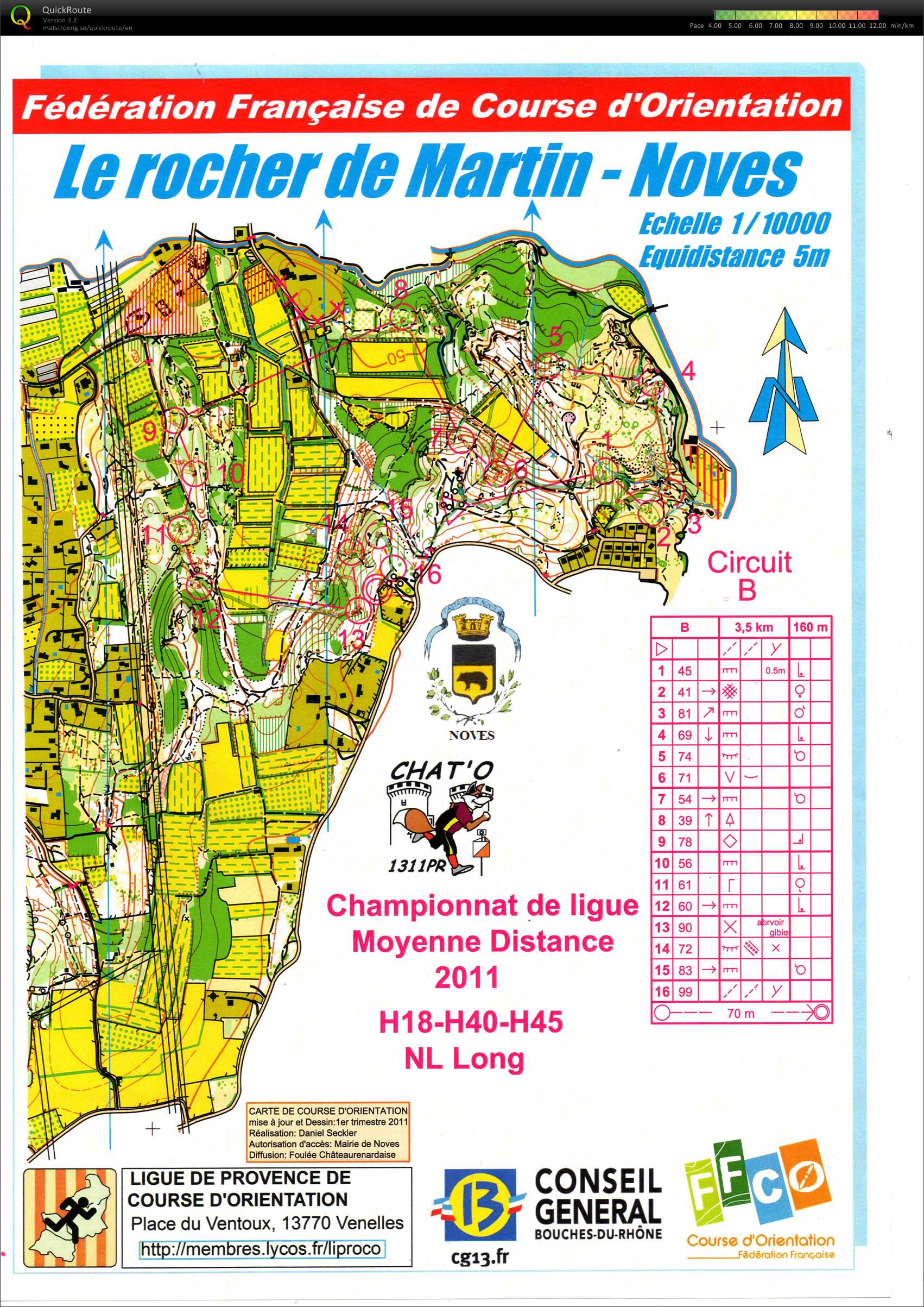 Championnat PACA de middle (10/04/2011)