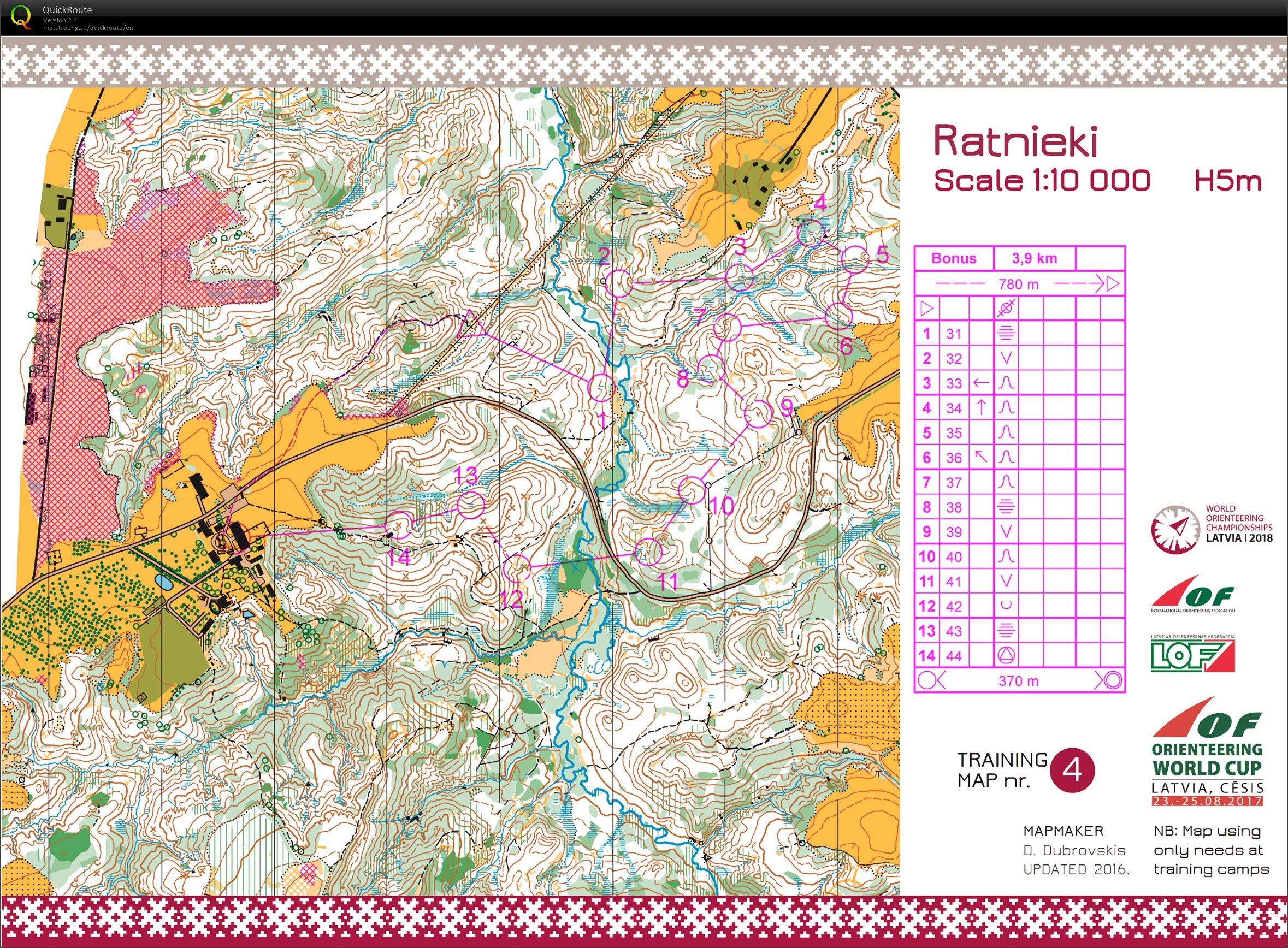 Stage FRA prépa WOC Lettonie /// dépose circuit MD bonus (2017-08-30)