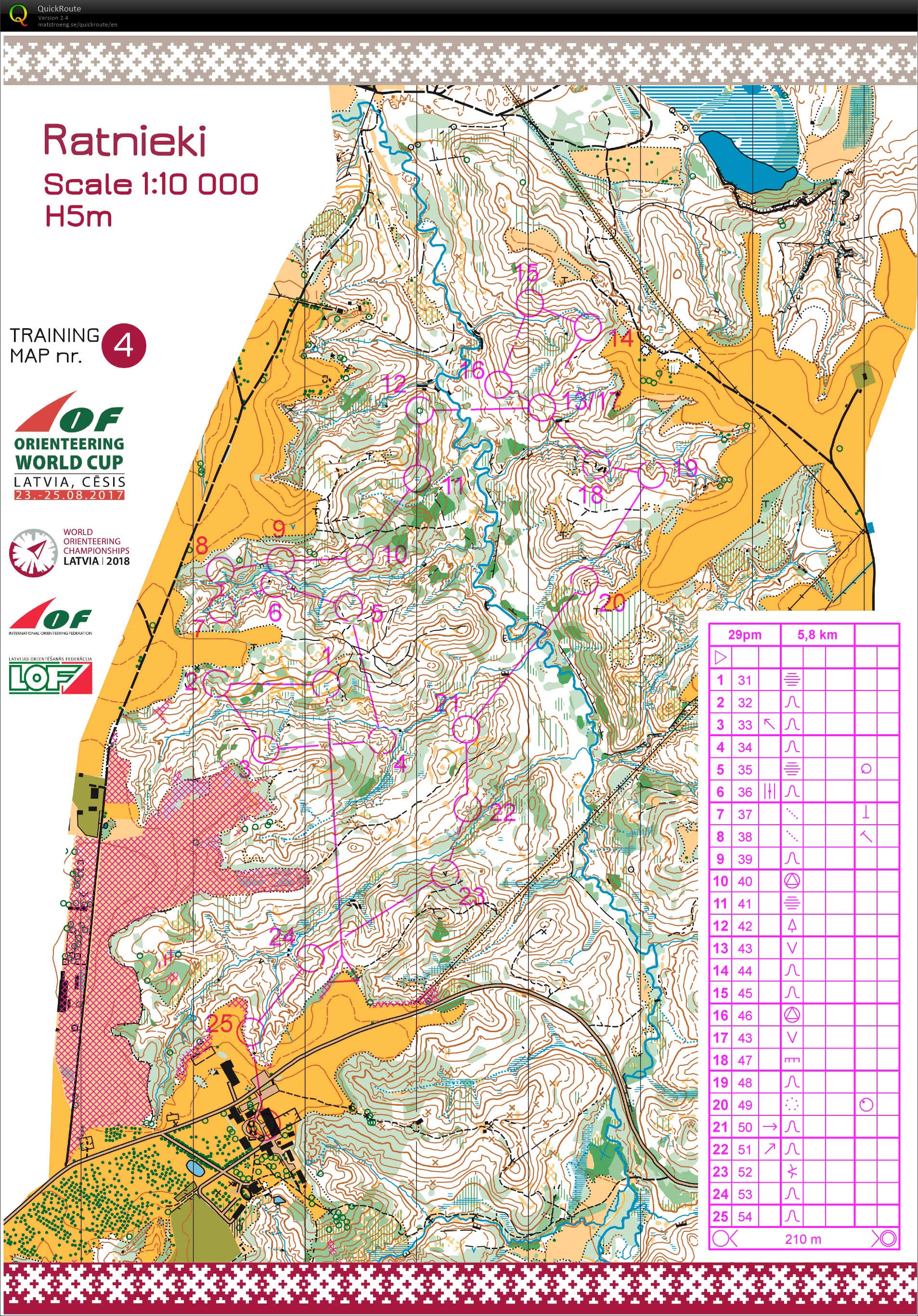 Stage FRA prépa WOC Lettonie /// pose circuit type MD (28-08-2017)