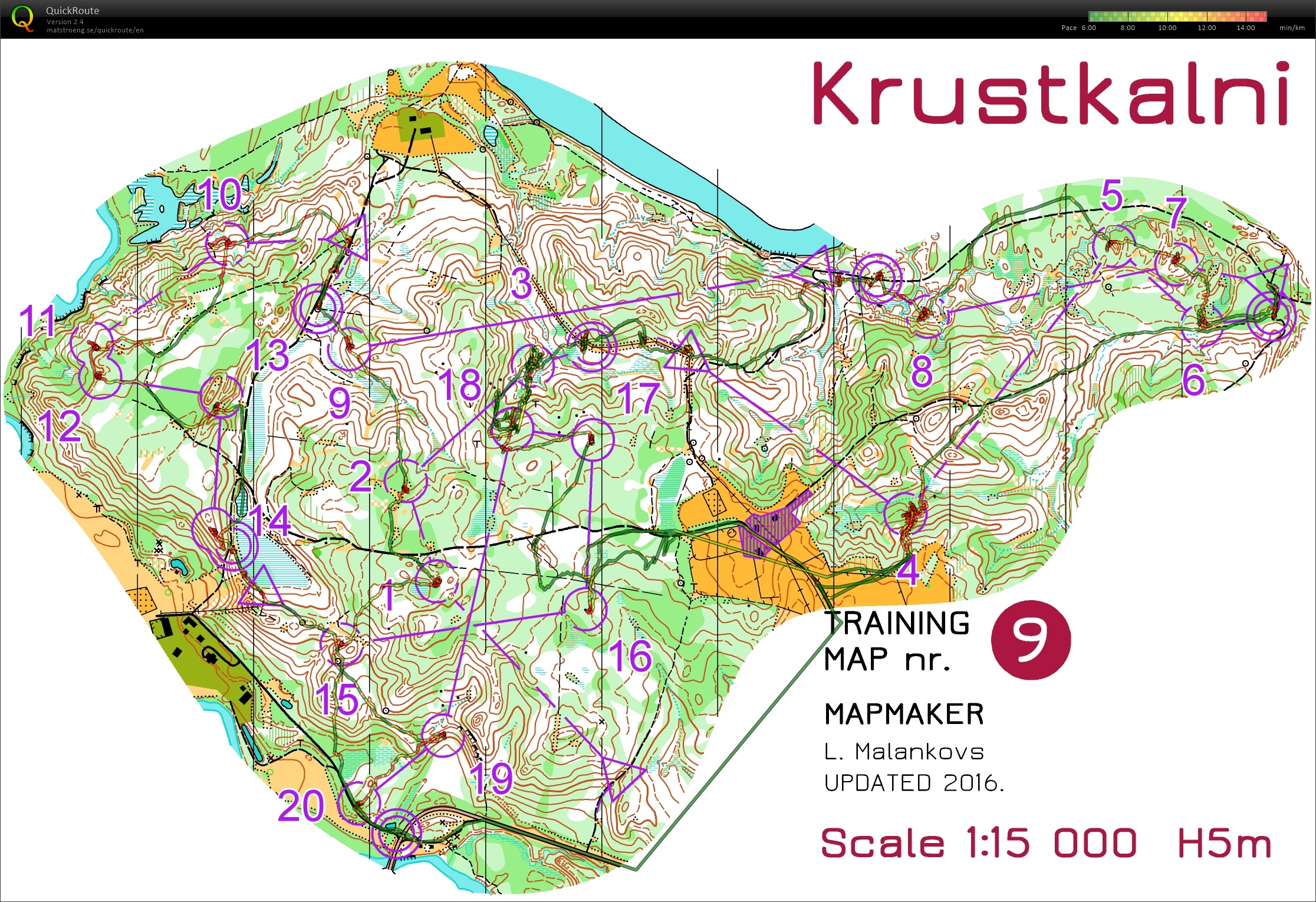 Stage FRA prépa WOC Lettonie /// pose O-intervals LD (2017-08-28)