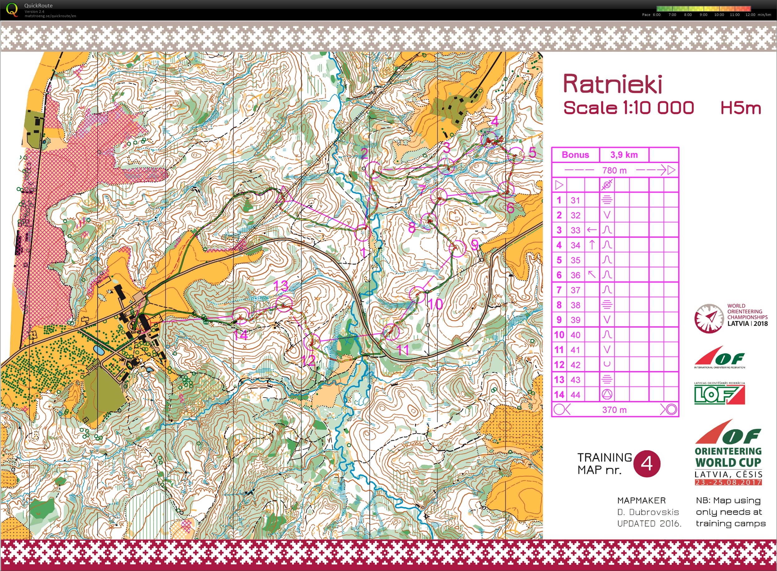 Stage FRA prépa WOC Lettonie /// pose circuit MD bonus (2017-08-24)