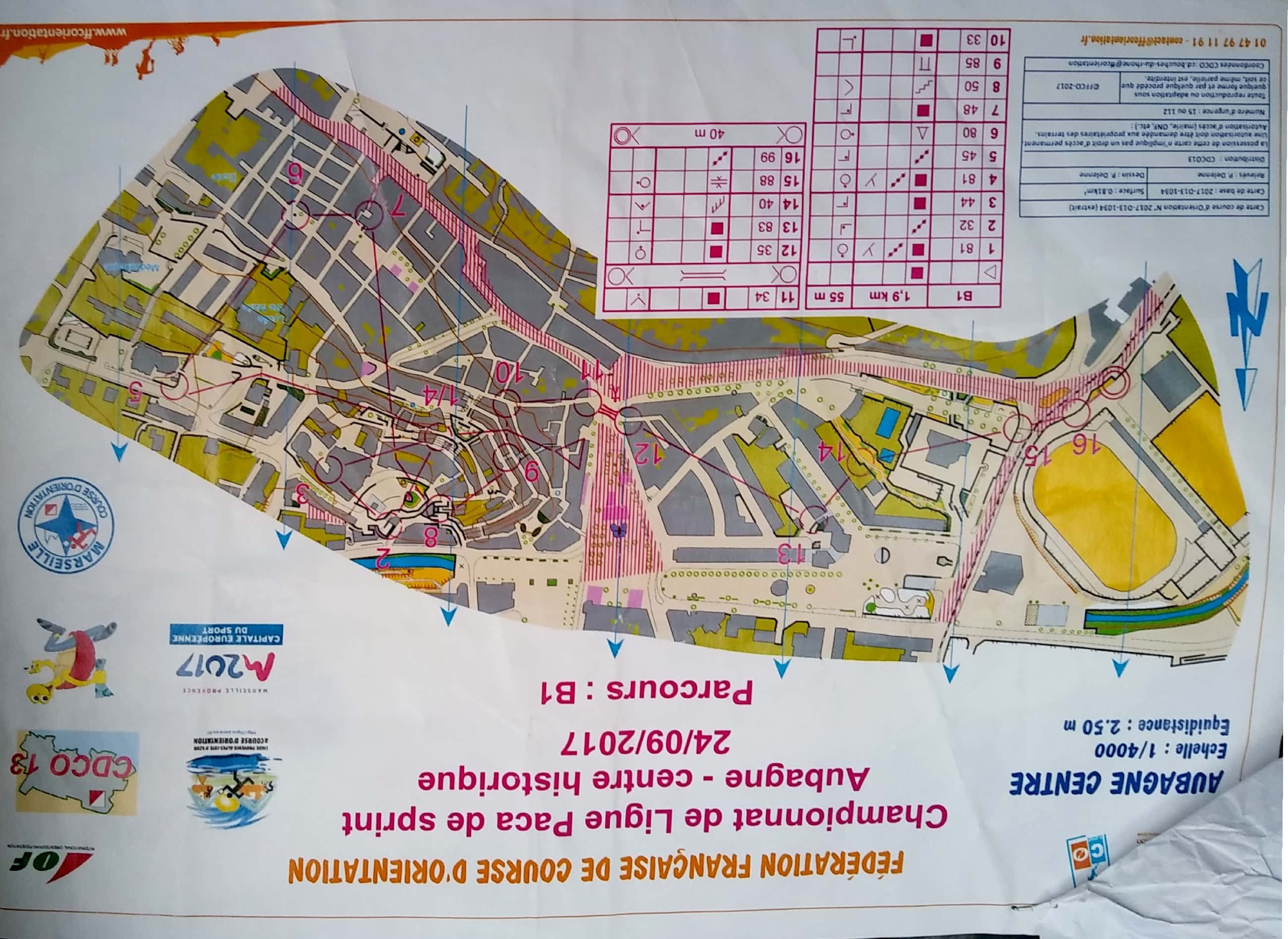 Championnat de ligue de sprint (B1) (24-09-2017)