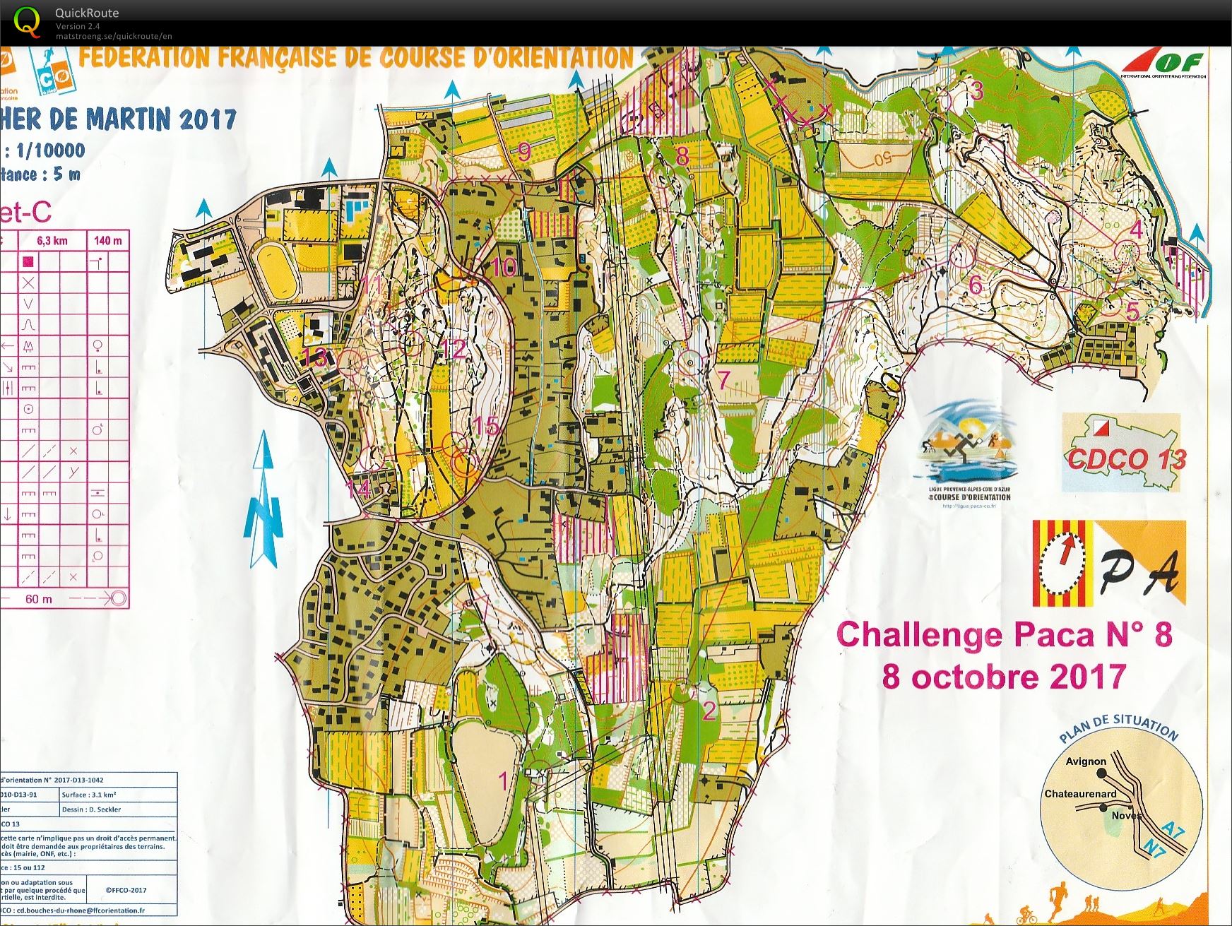 Challenge PACA n° 8 Chateaurenard (2017-10-08)