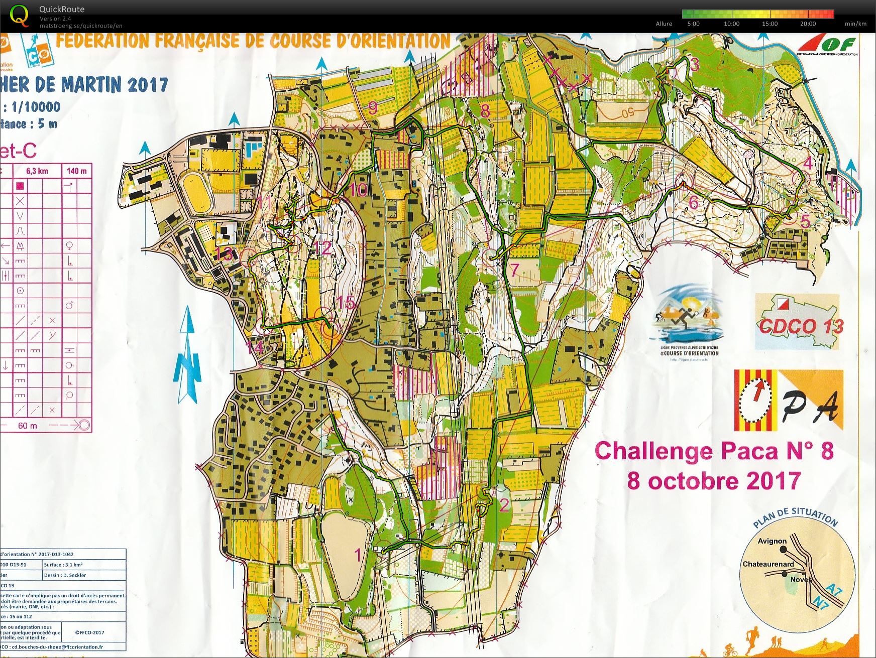 Challenge PACA n° 8 Chateaurenard (08.10.2017)