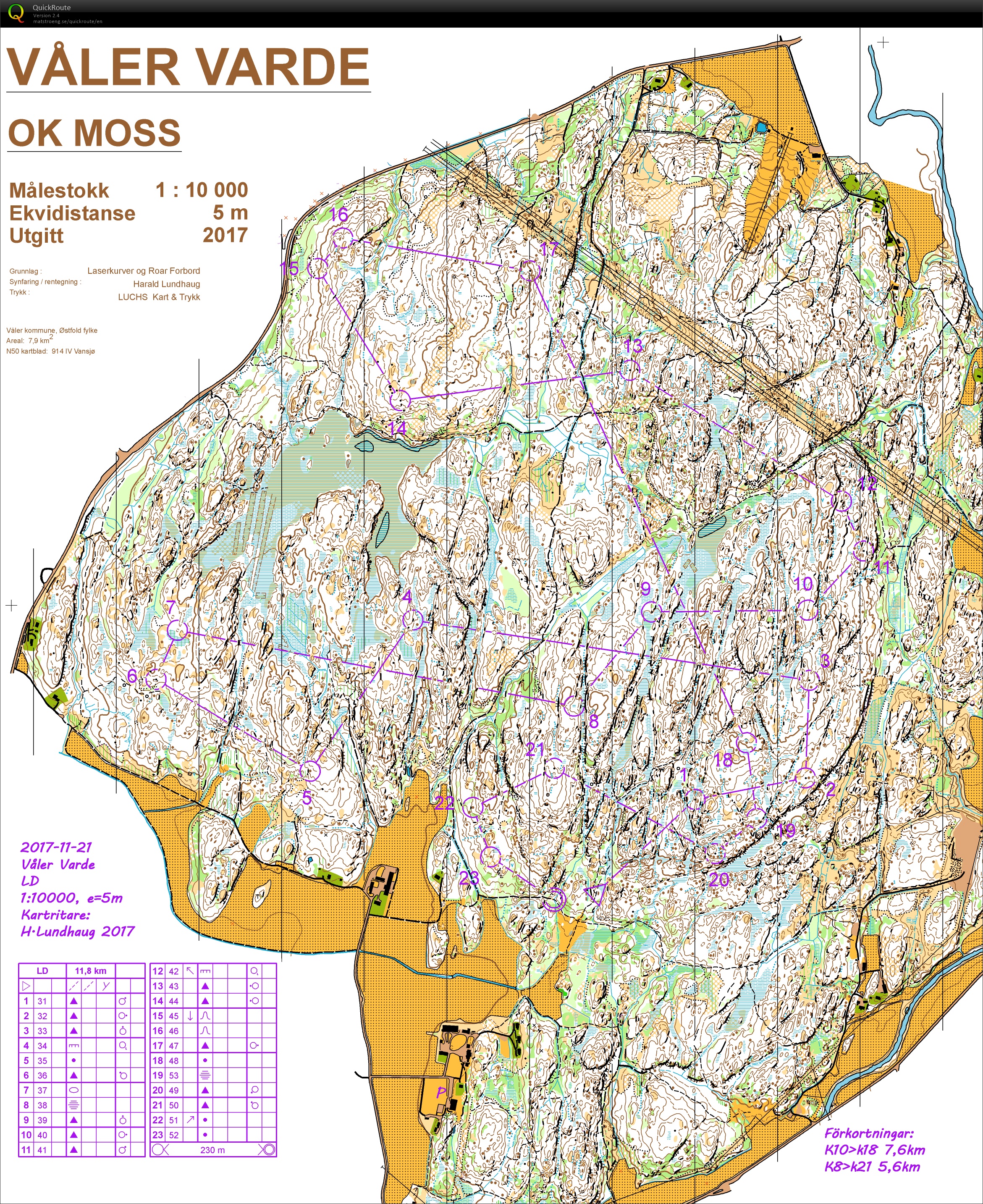 Prépa WOC2019 /// LD (21-11-2017)