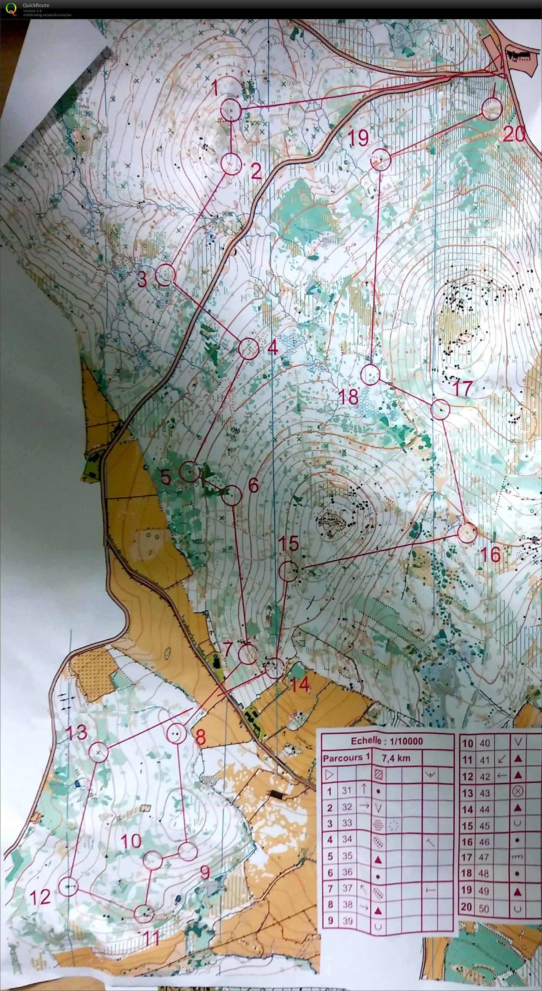 CO Section : sans chemin, boussole (06/03/2018)