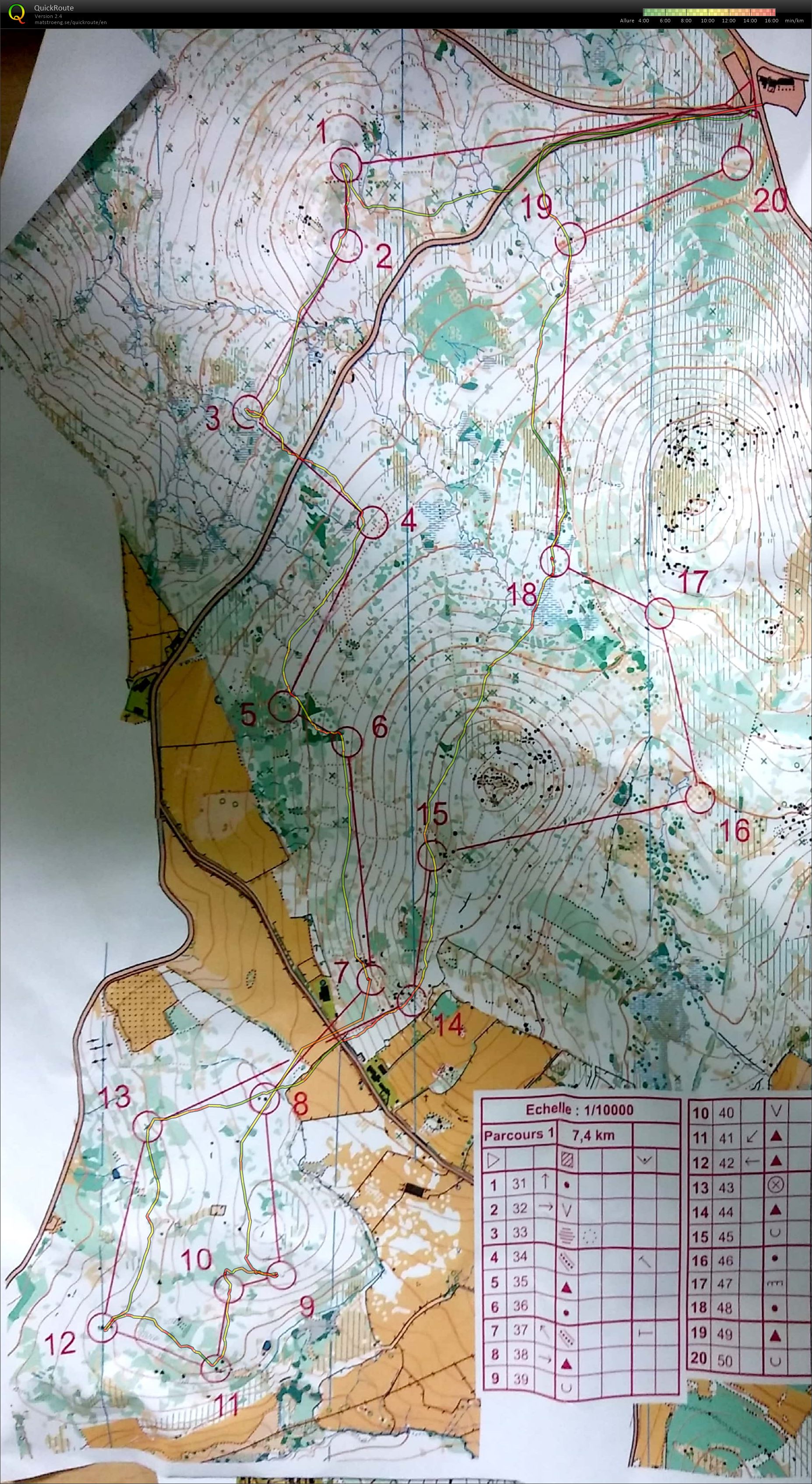 CO Section : sans chemin, boussole (2018-03-06)