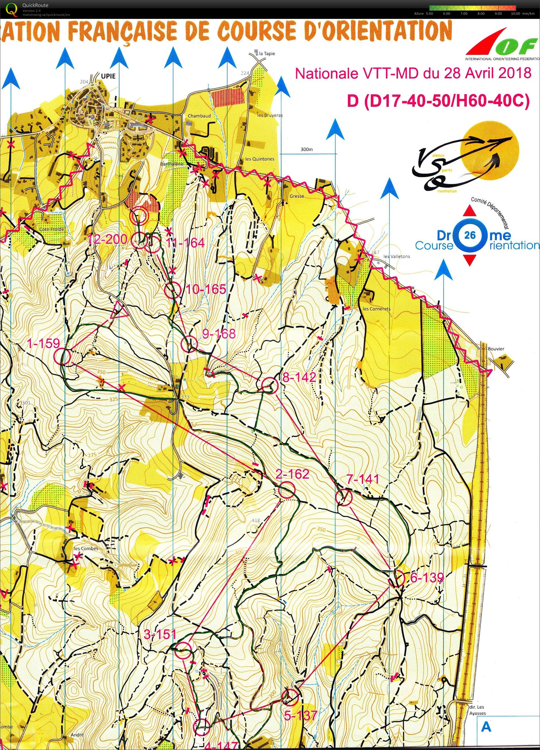 Nationale SUD-EST VTT'O Upie (28-04-2018)