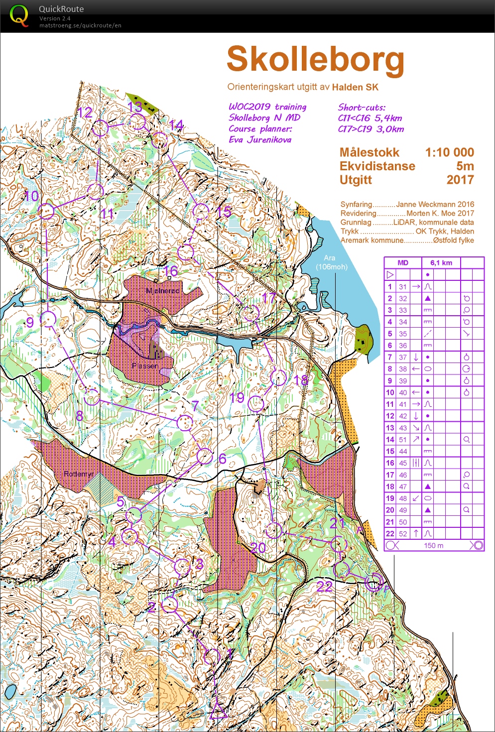 WOC2019 training // Skolleborg N. MD (18/05/2018)