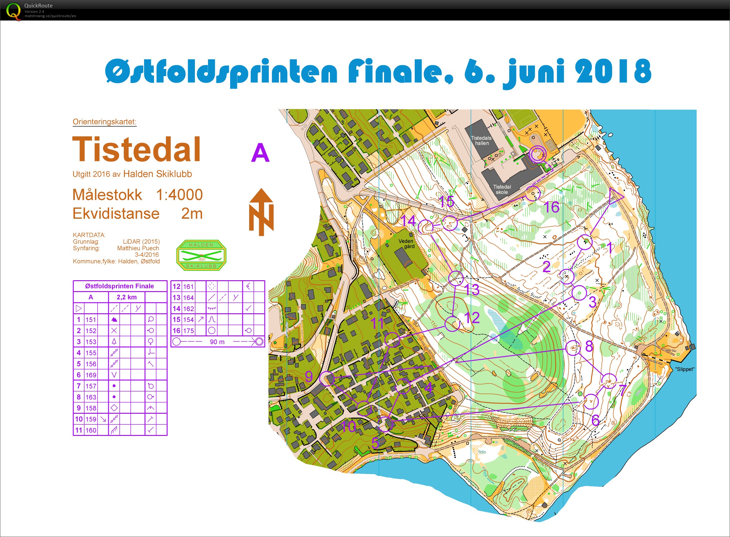 Östfoldsprinten Tistedal (06.06.2018)