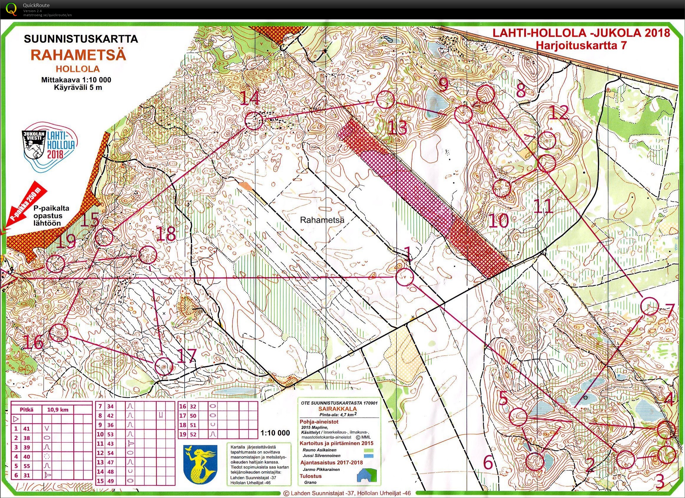 Jukola /// träning 3 (2018-06-16)