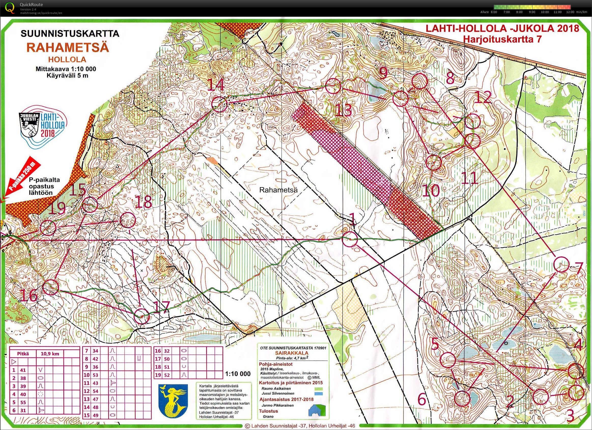 Jukola /// träning 3 (2018-06-16)