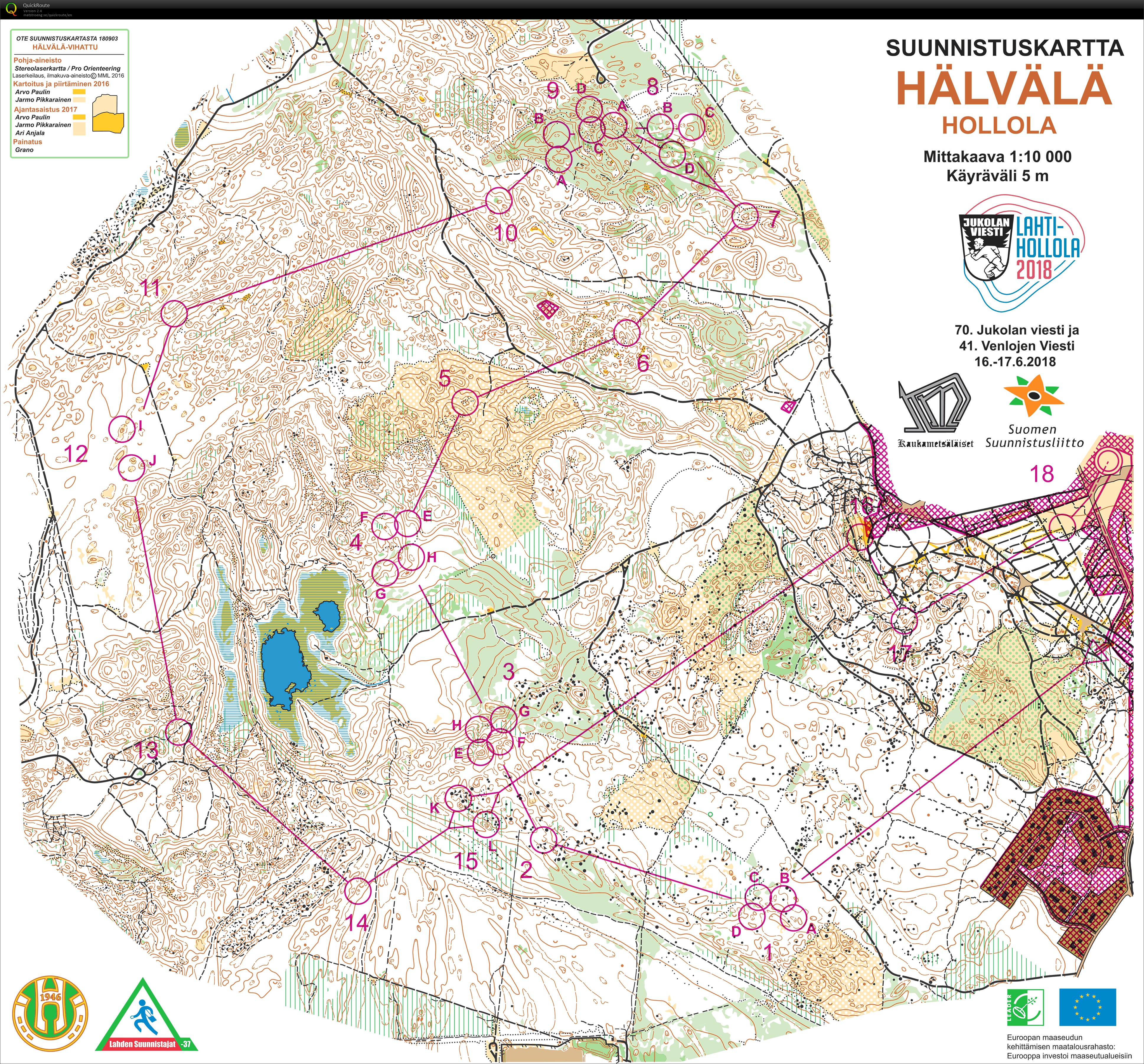 Jukola 2018 /// relais 6 (HSK.2) (17-06-2018)