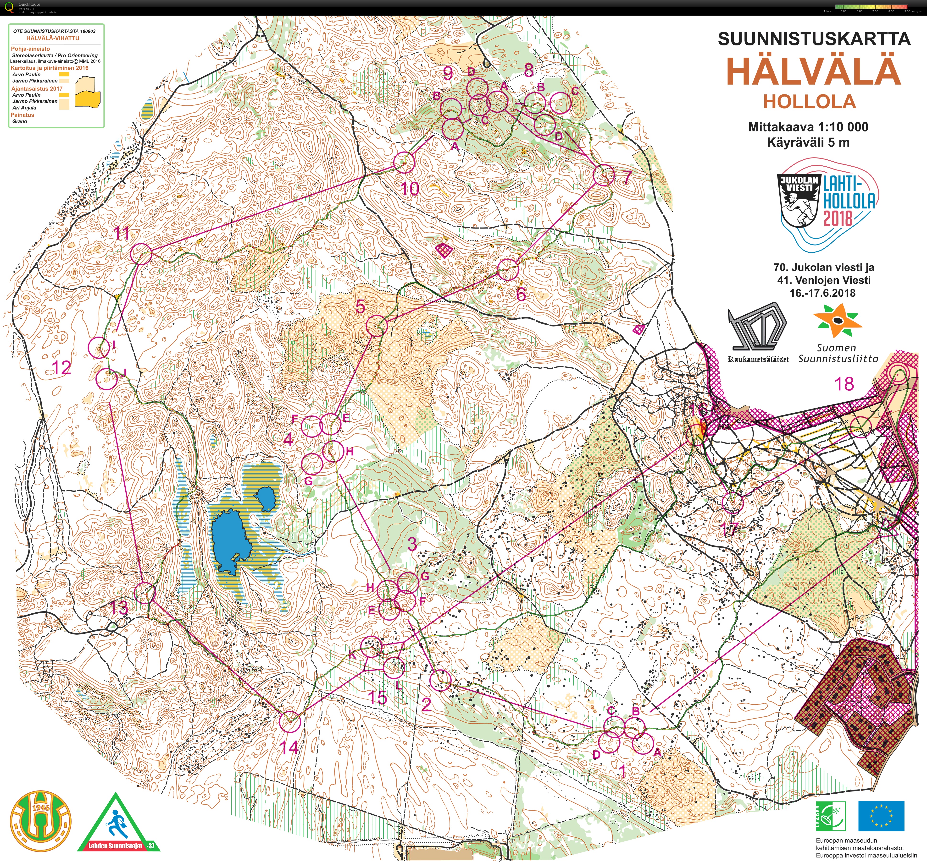 Jukola 2018 /// relais 6 (HSK.2) (17.06.2018)