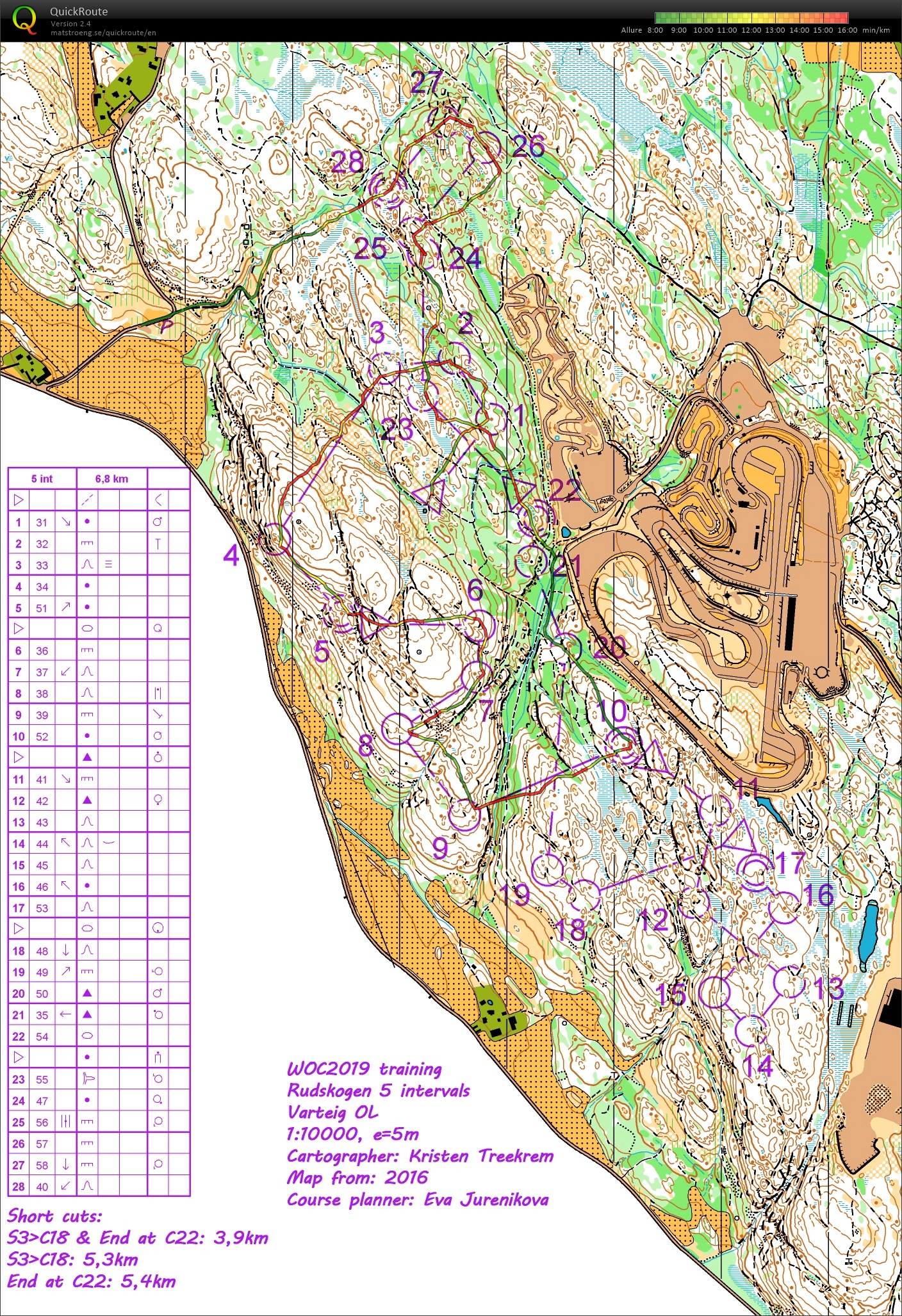 PrépaWOC 2019 // O'intervals shadow (04.09.2018)