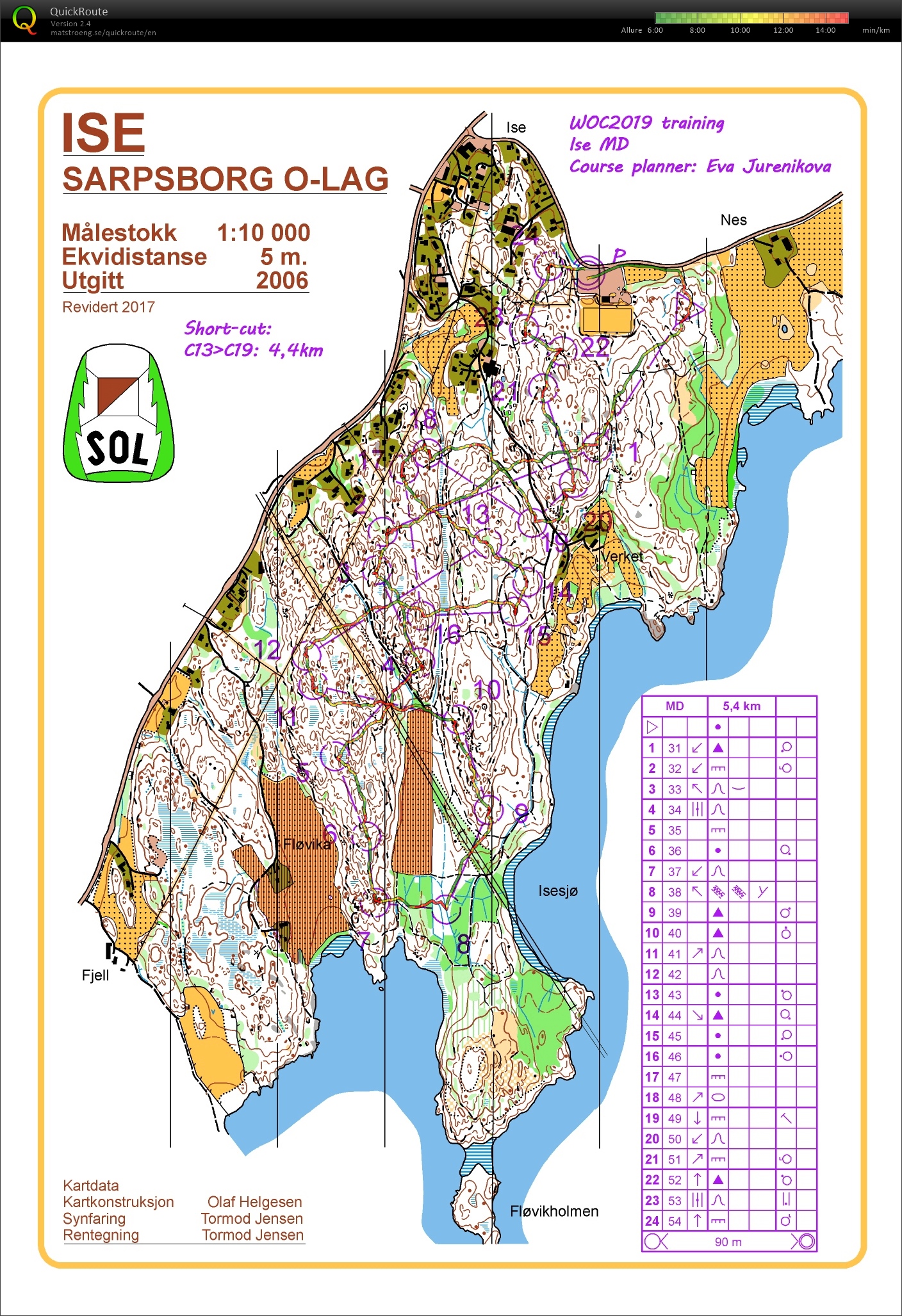 WOC 2019 training package /// pose MD Ise (13/06/2018)