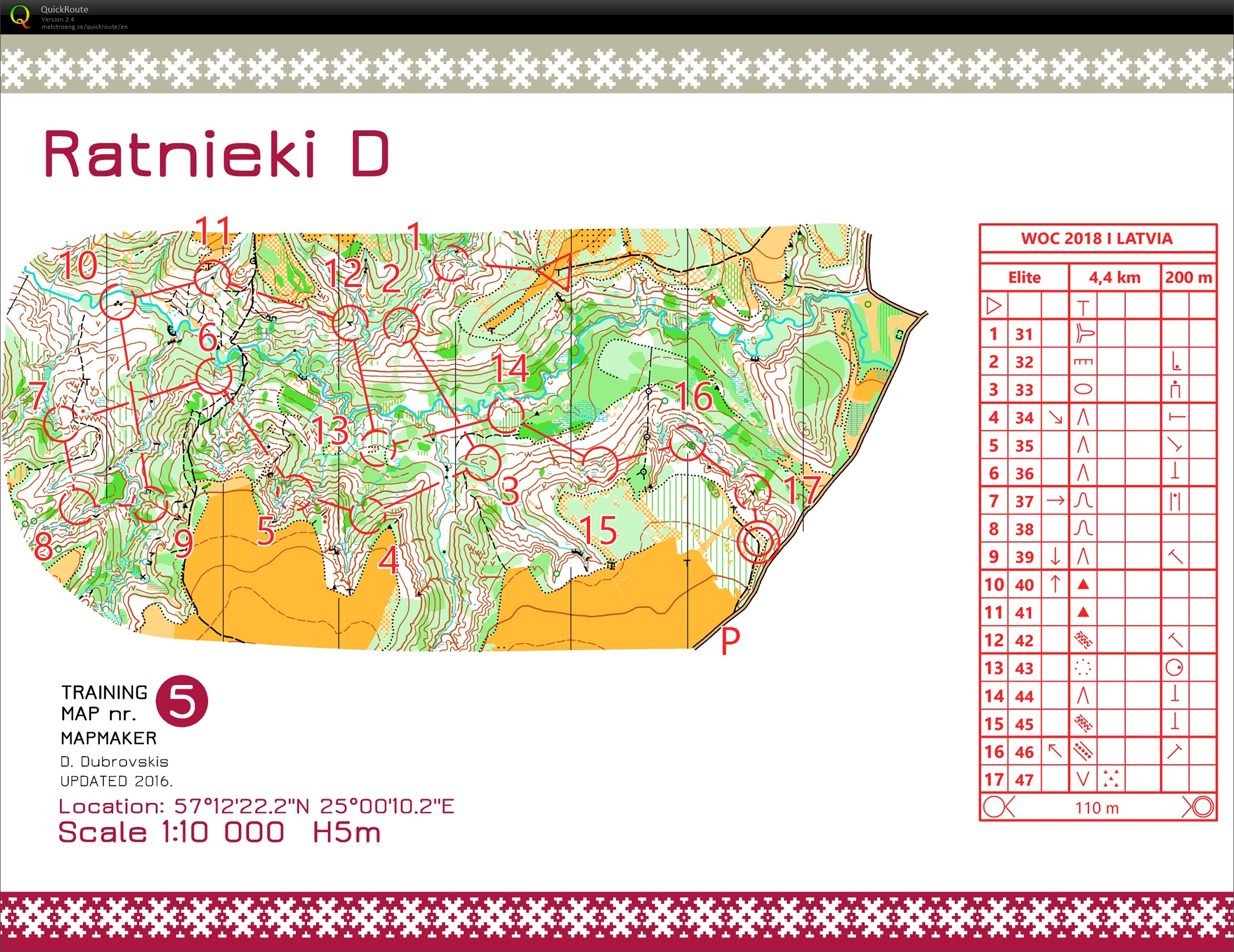 PrépaWOC 2018 Latvia // Slopes (SWE) (05/07/2018)