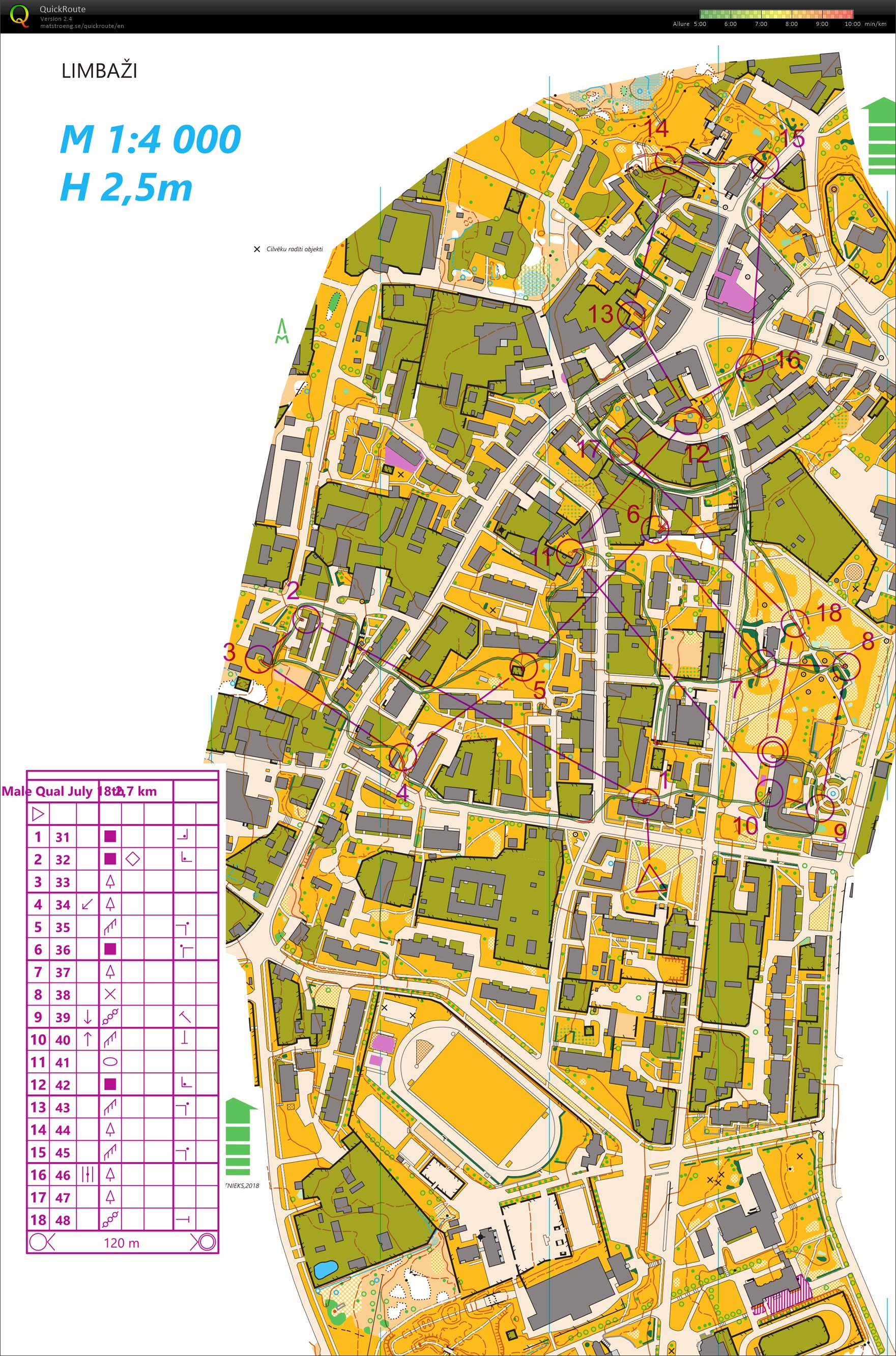 PrépaFinaleWOC 2018 // SprintQ (18-07-2018)