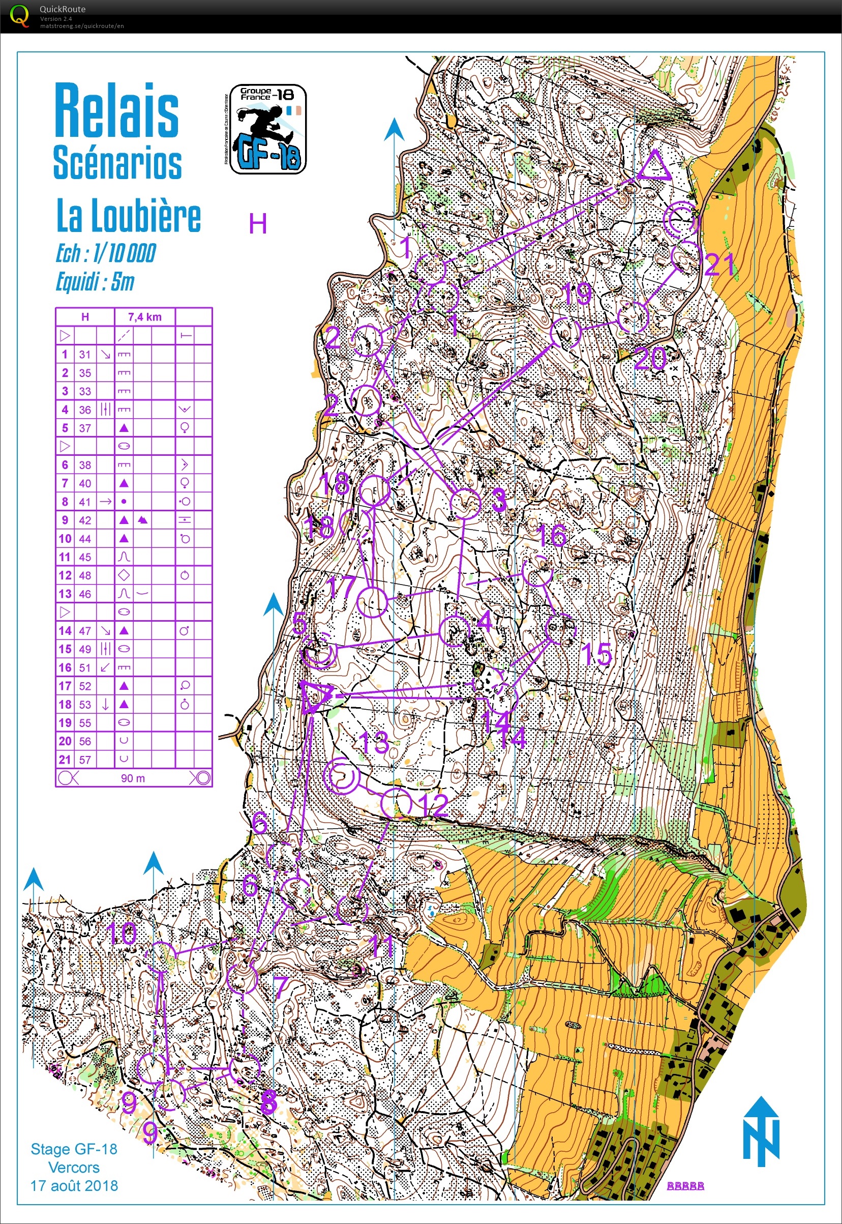 Stage GF-18 Vercors // Relais scénario (17-08-2018)