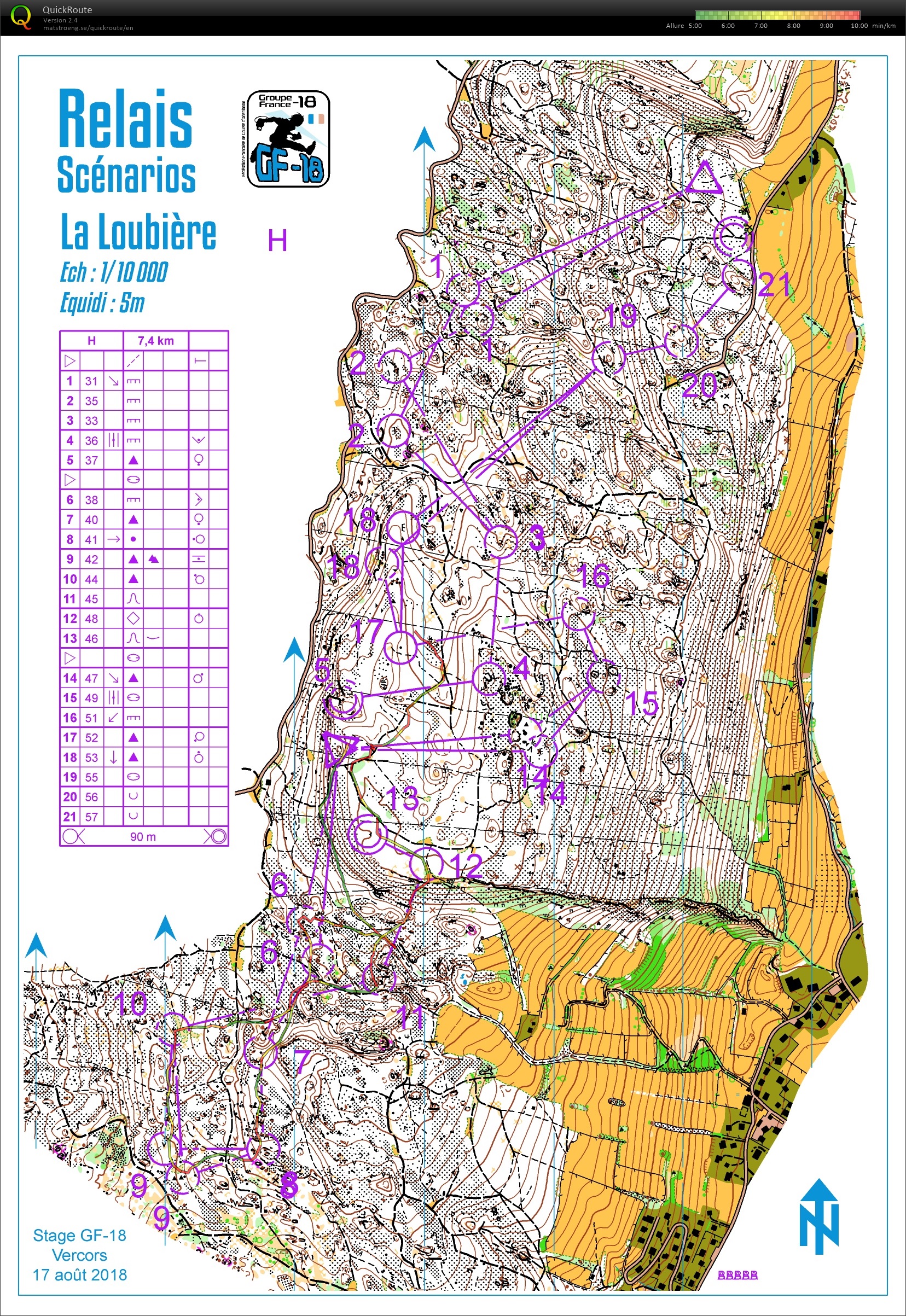 Stage GF-18 Vercors // Relais scénario (2018-08-17)