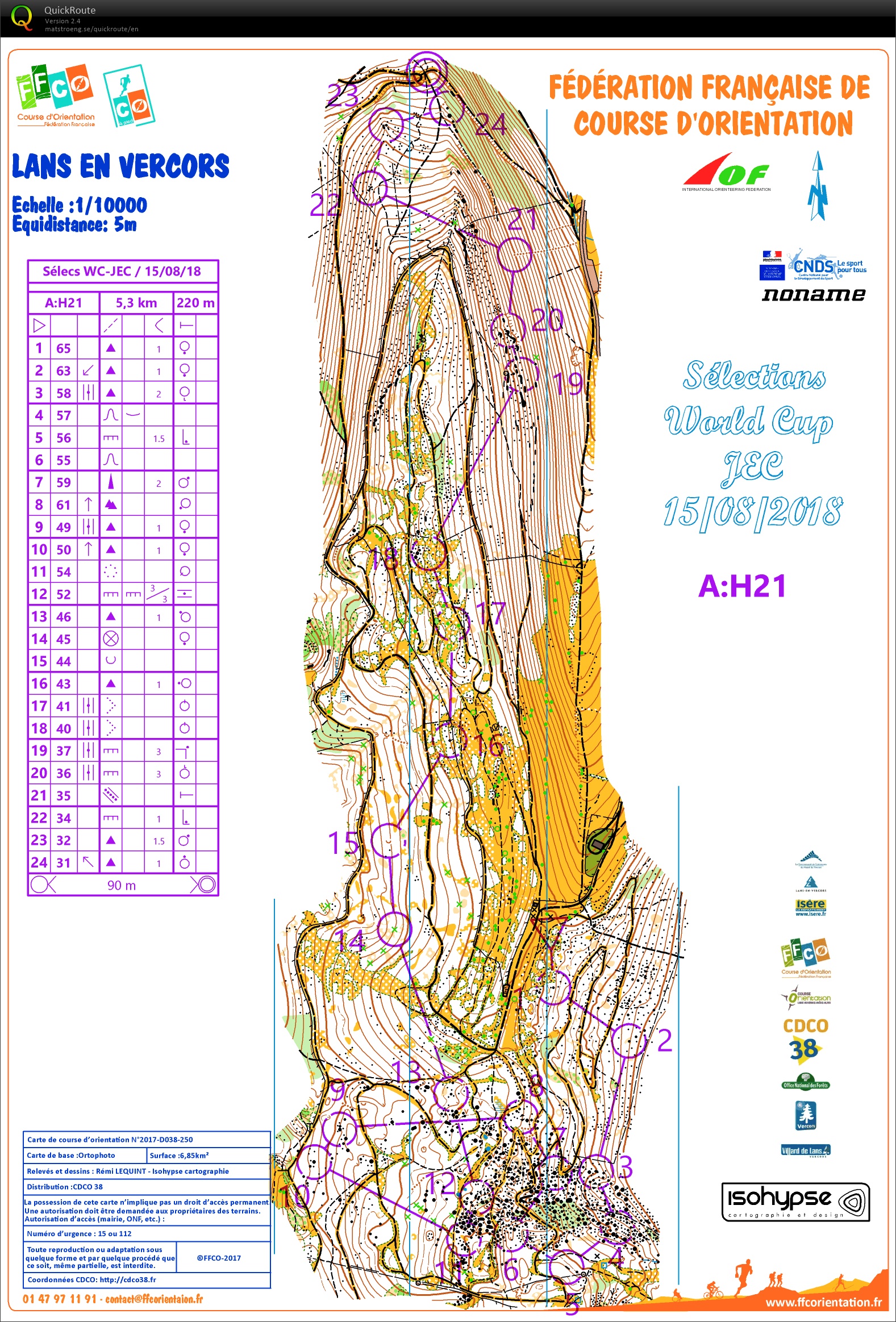 Stage GF-18 Vercors // Sélec MD (15/08/2018)