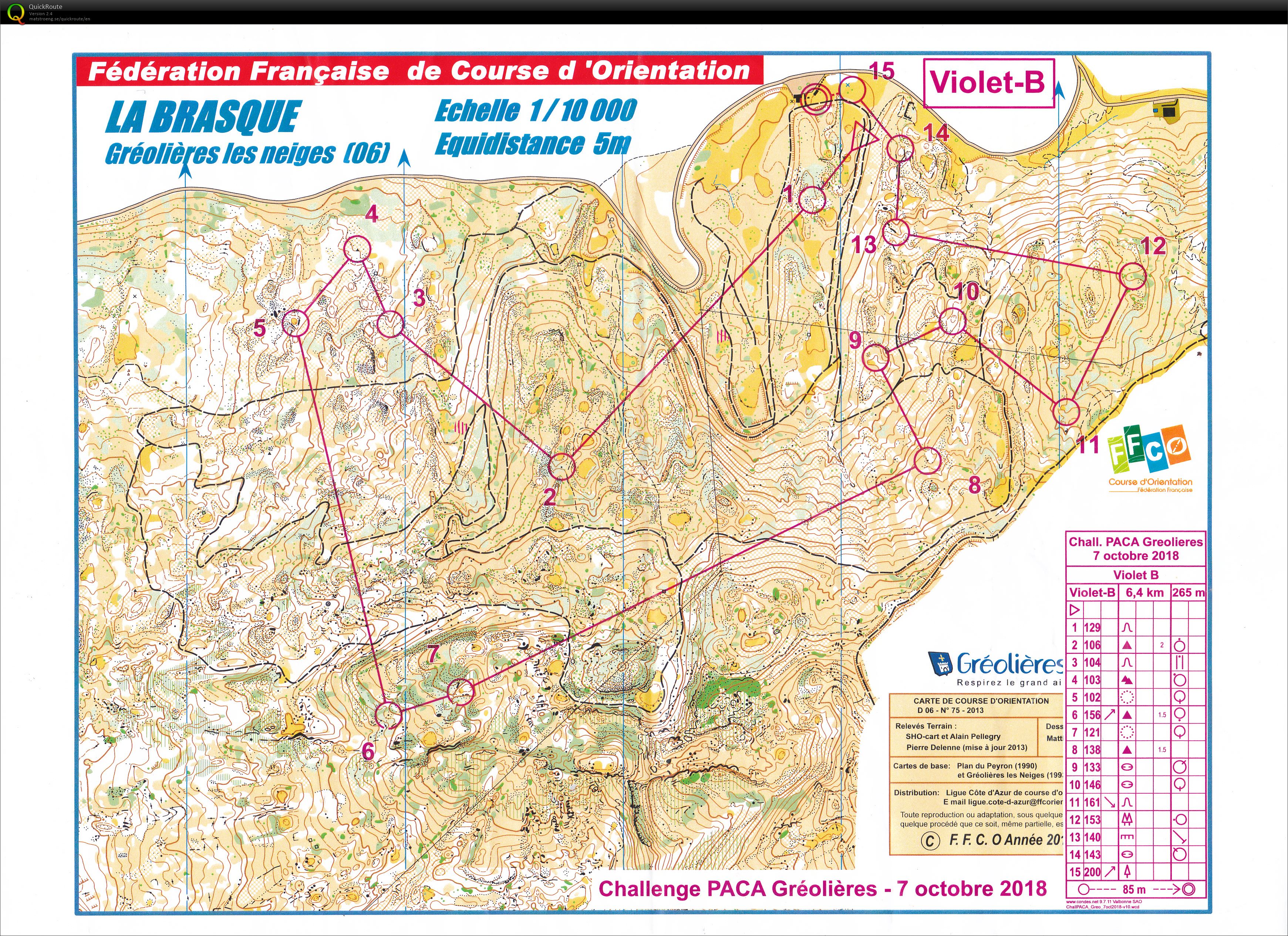 Challenge PACA N°8 - Gréolières les neiges (06)  (2018-10-07)