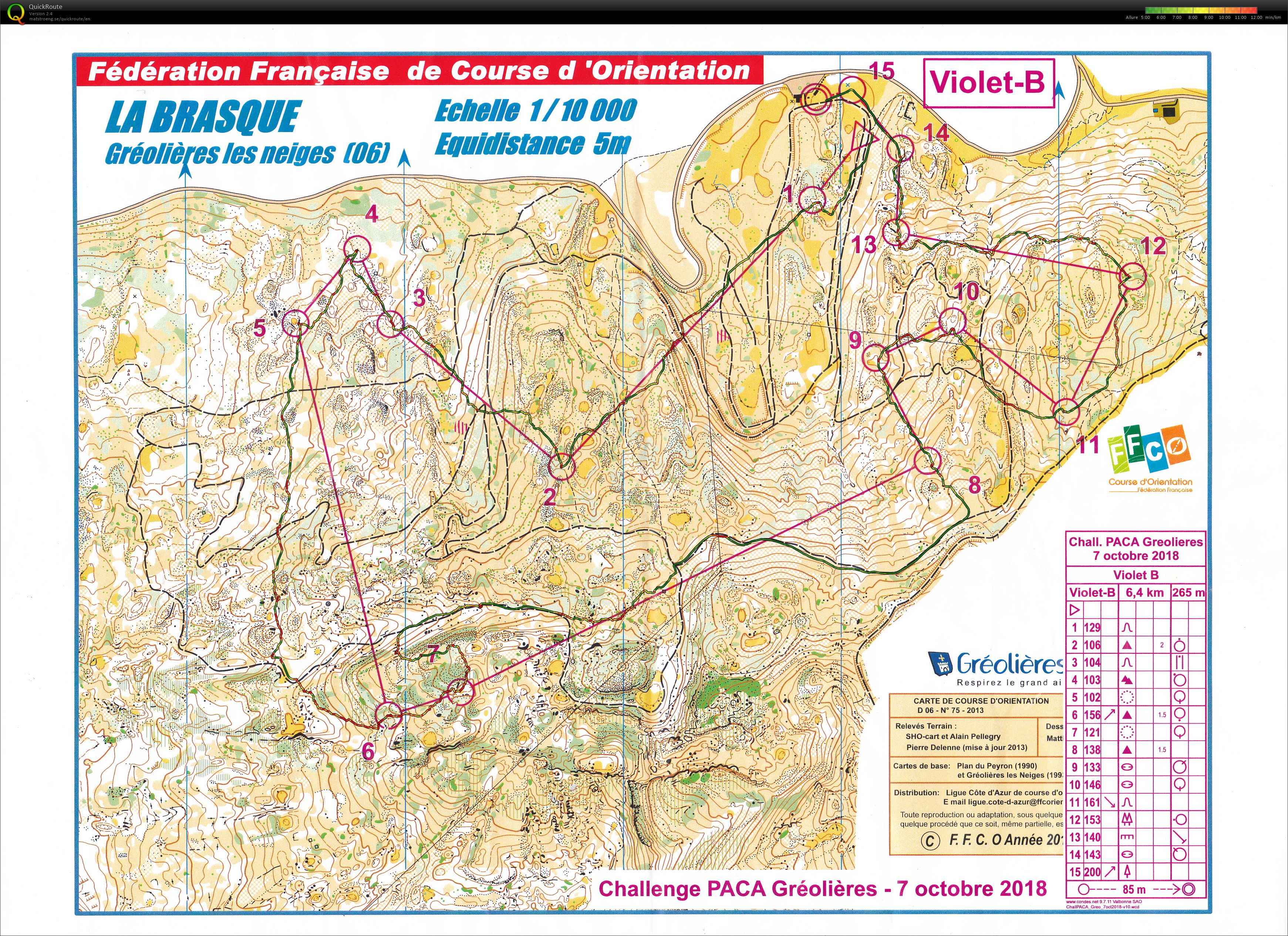 Challenge PACA N°8 - Gréolières les neiges (06)  (2018-10-07)