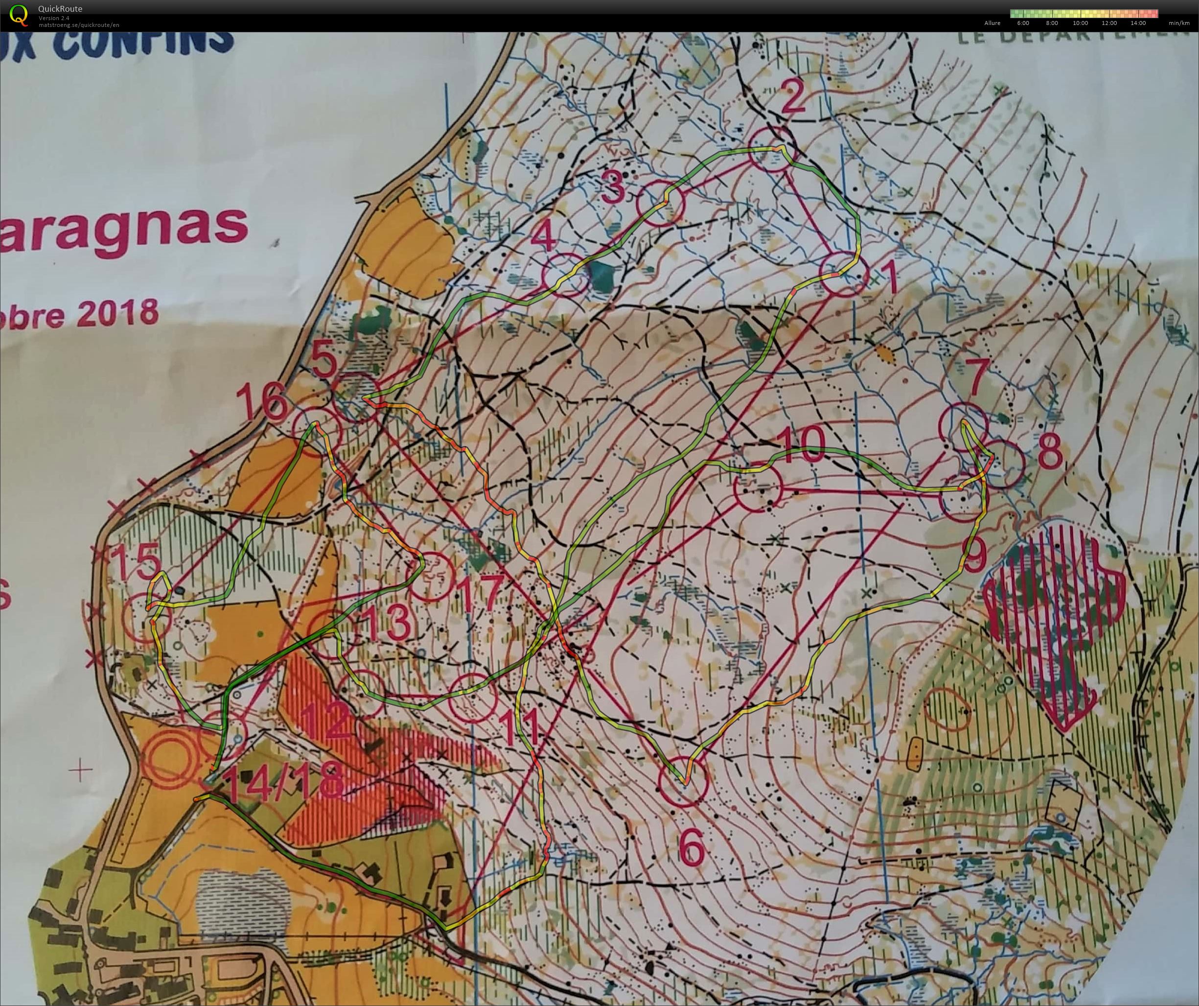 Garagnas Relais Homme Mass start (14.10.2018)