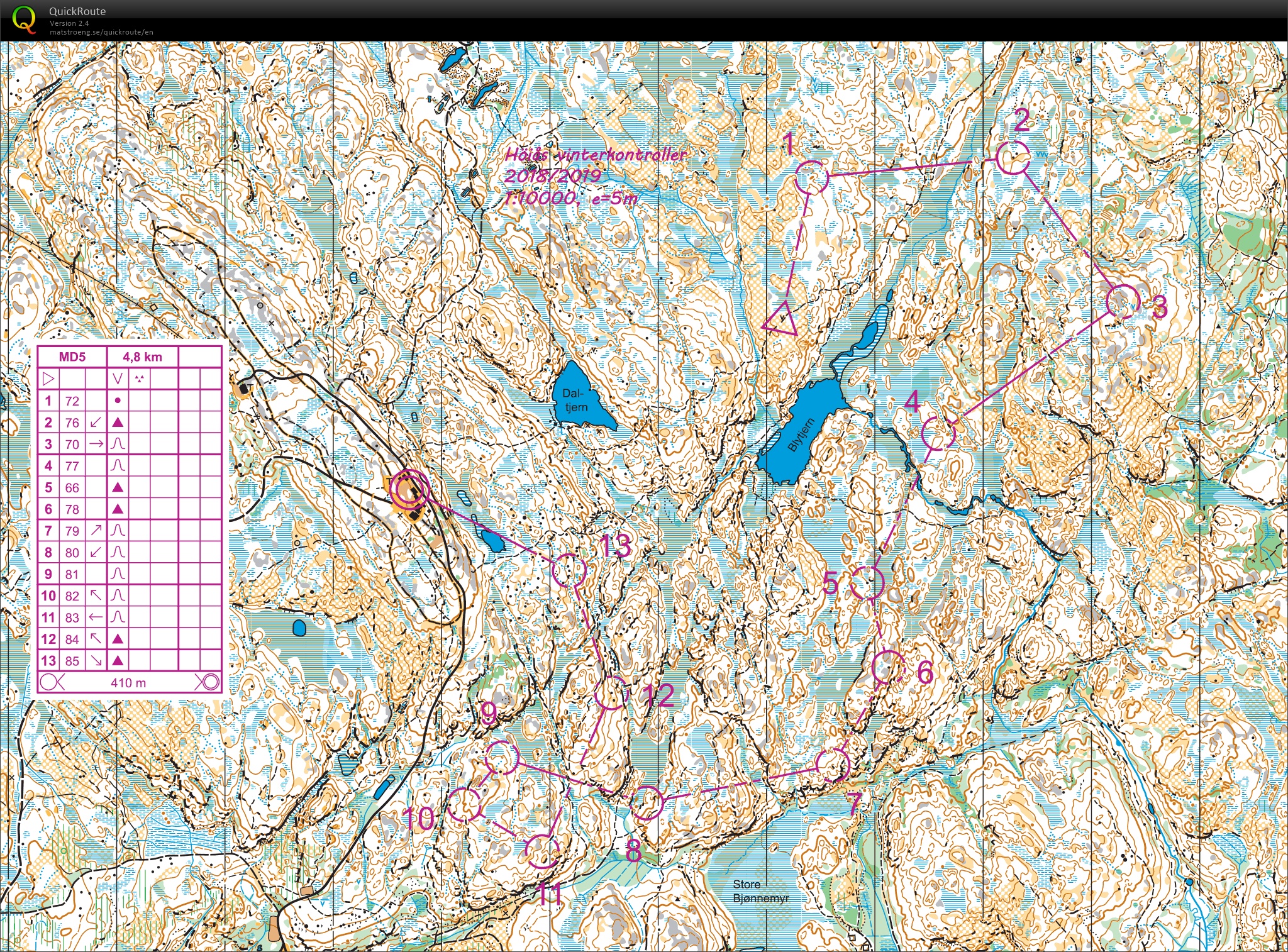 Høiås Winter Training : MD5 (shadow Hélène) (22-10-2018)