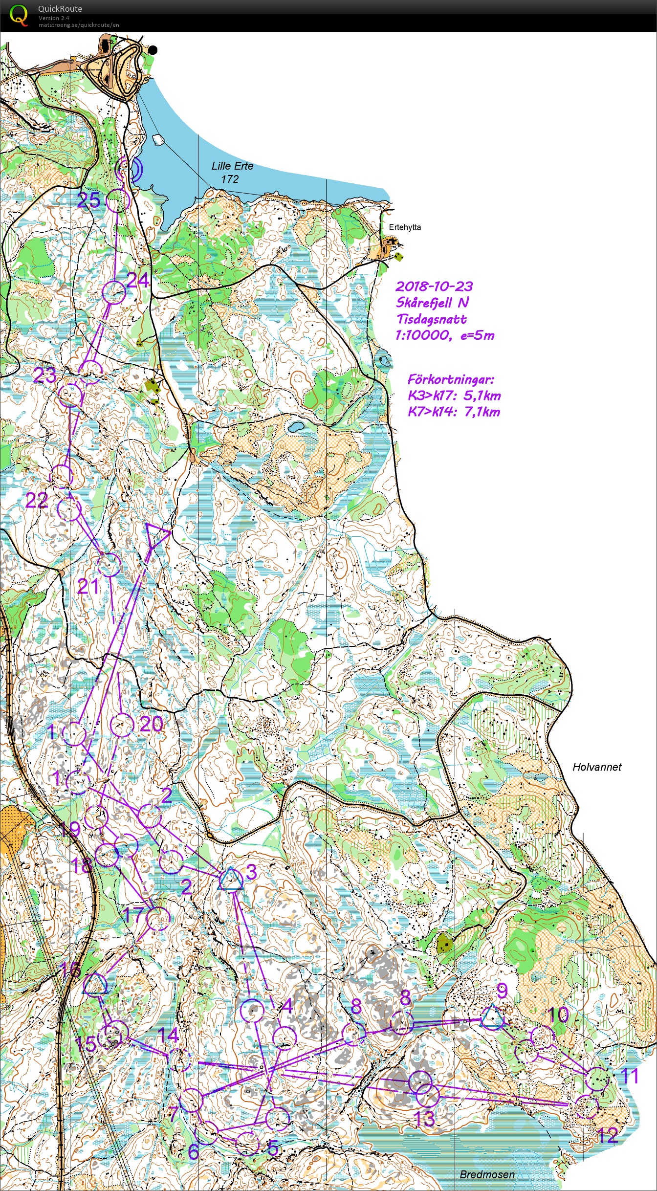 Skårefjell Tisdagsnatt (2018-10-23)