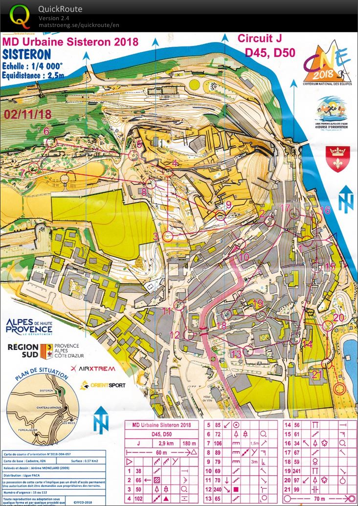 Sprint open Sisteron (02-11-2018)