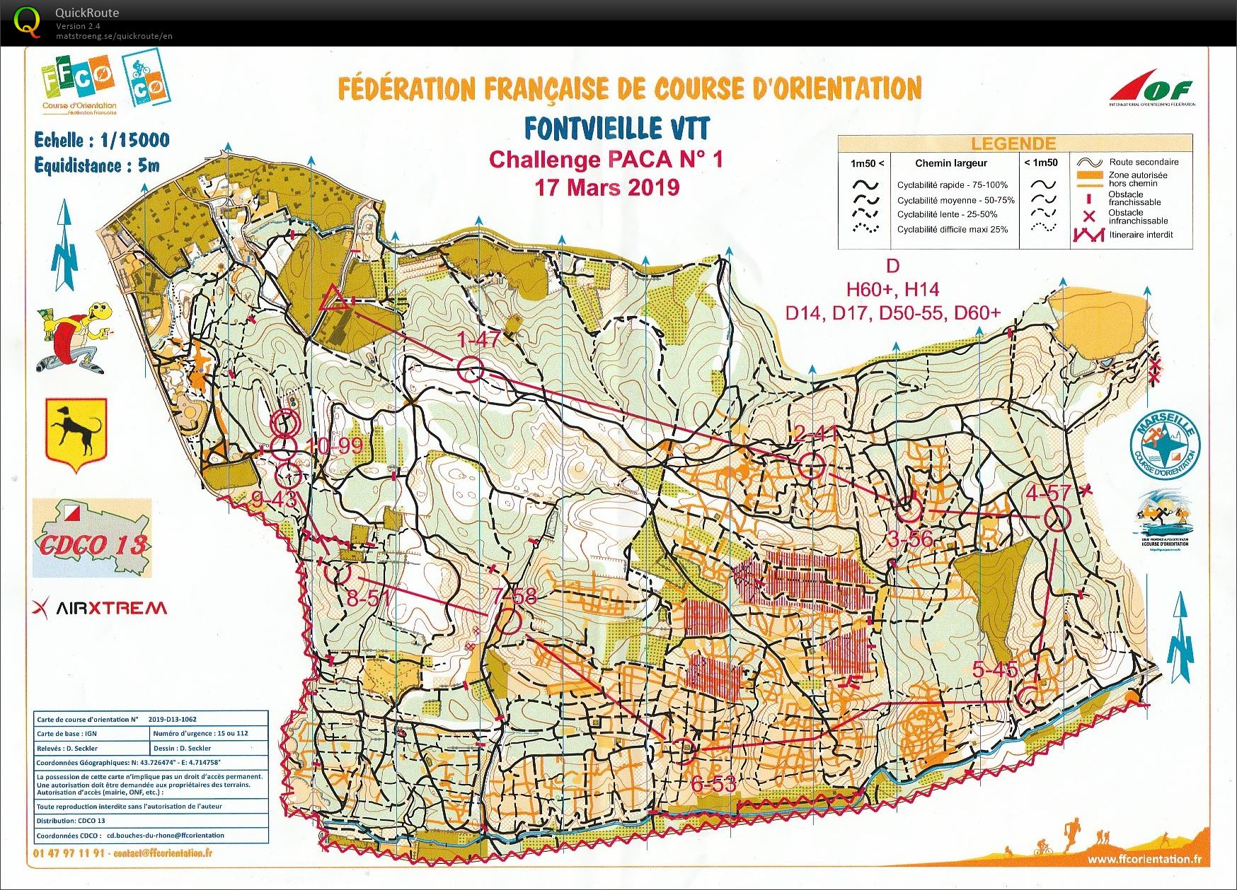 Challenge PACA  VTT Fonvielle (17.03.2019)