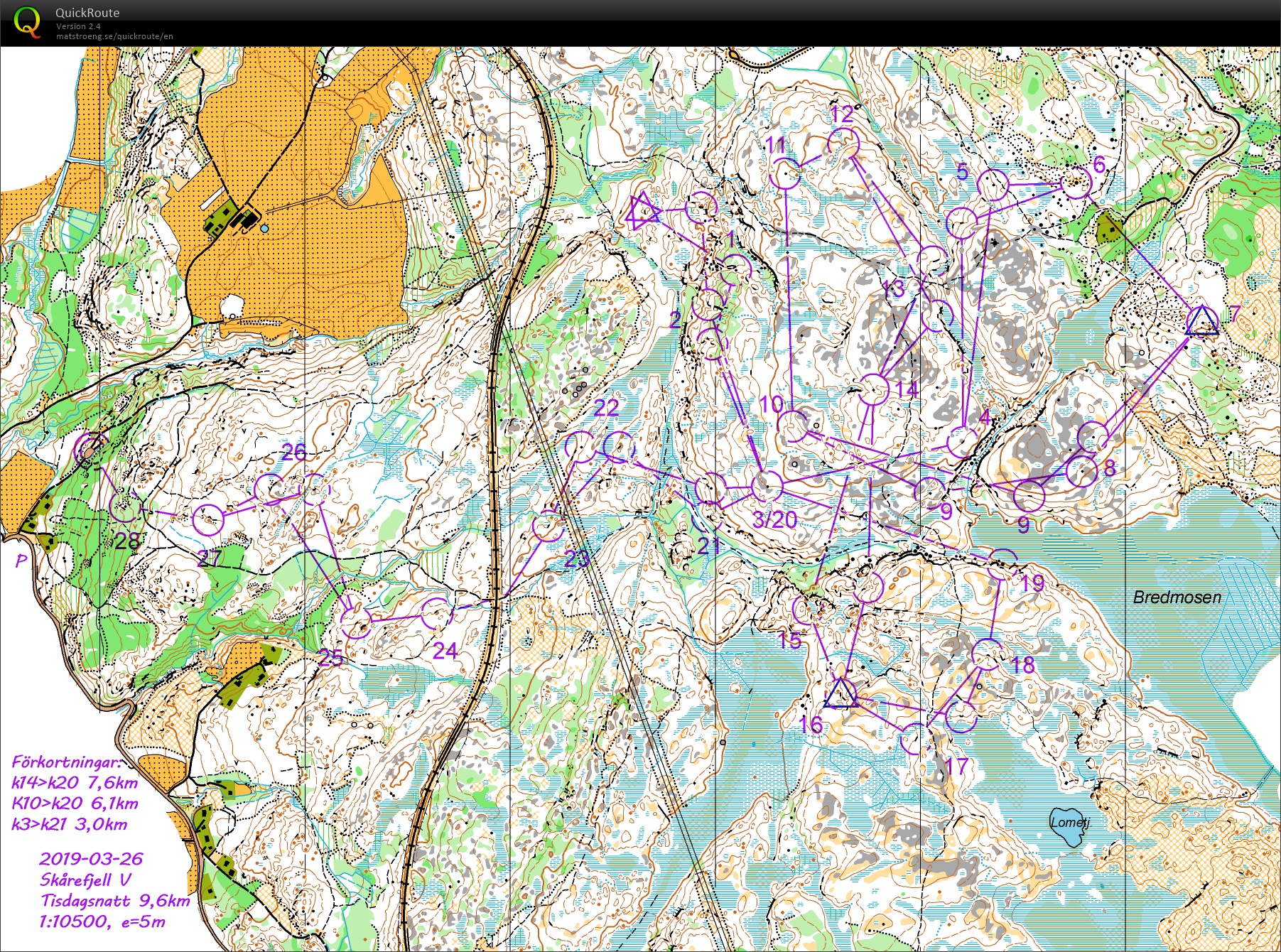 Skårefjell Tisdagsnatt (by day) (04/04/2019)