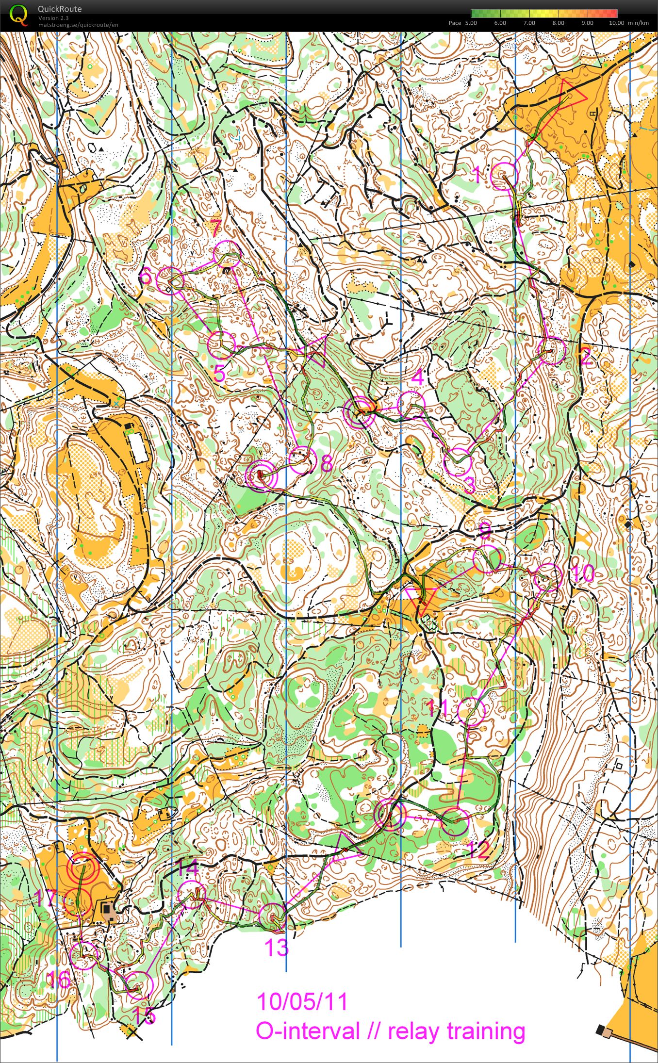 IFK go: Jura Camp #2 - Relay träning > O-interval (10-05-2011)