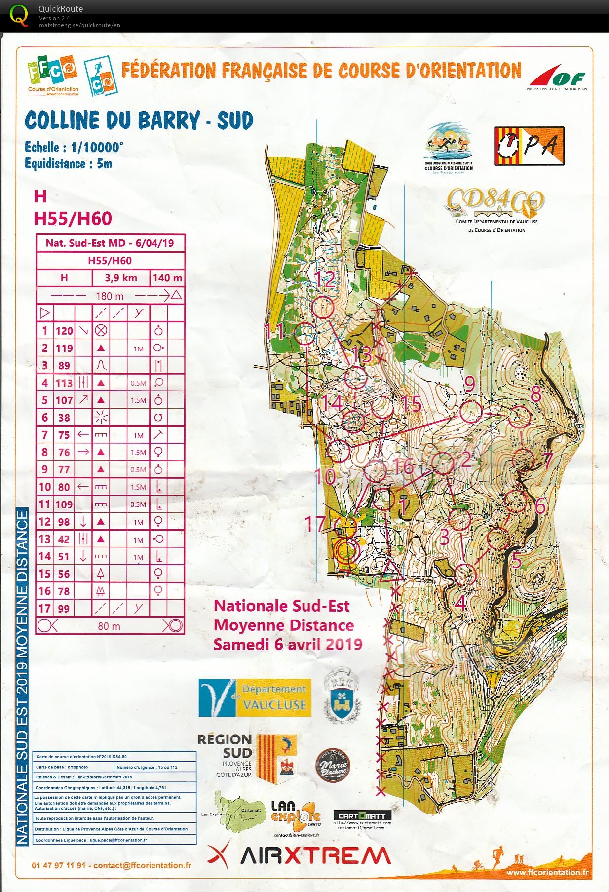 Nationale Sud Est MD (06.04.2019)