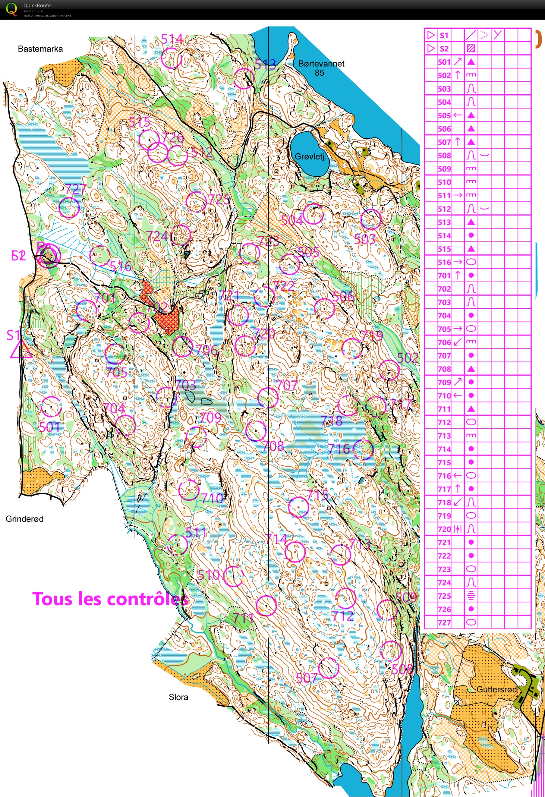 Stage prépa WOC // pose model LD (Guttersrød) (04-07-2019)