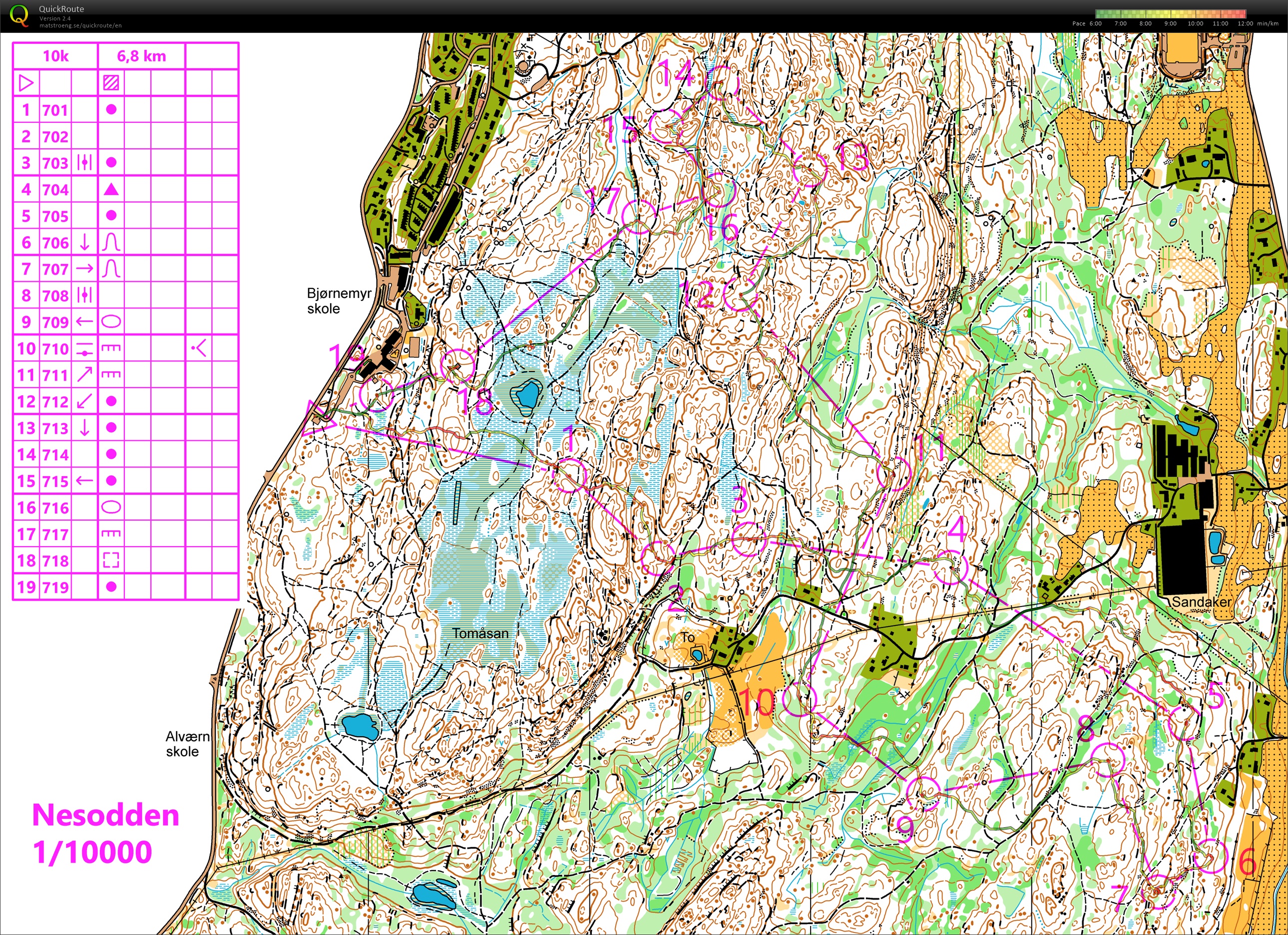 Stage prépa WOC // débal' (Nesodden) (08-07-2019)