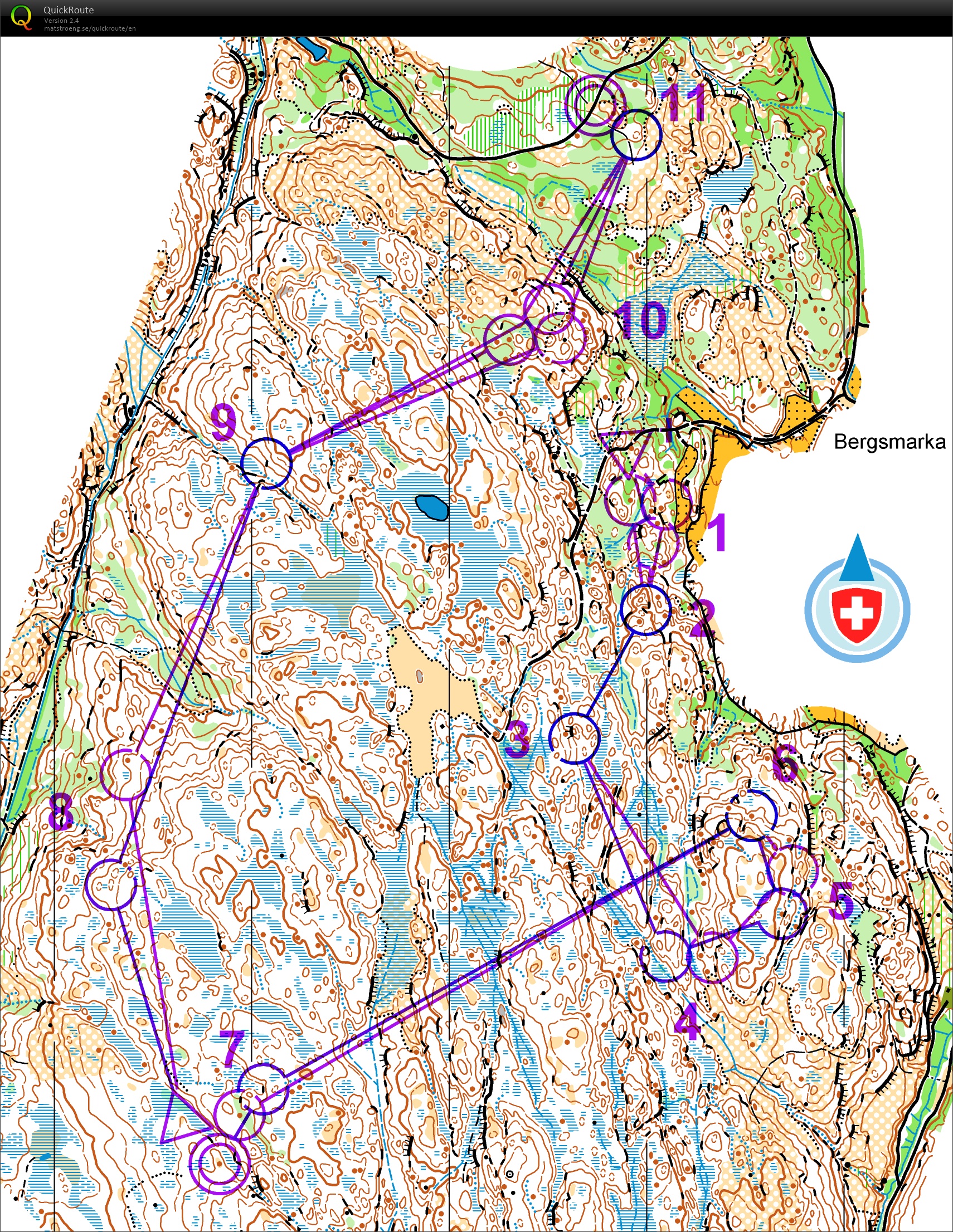 Prépa-finale WOC2019 // shadow/dépose Relais SUI (Guttersrød) (01-08-2019)