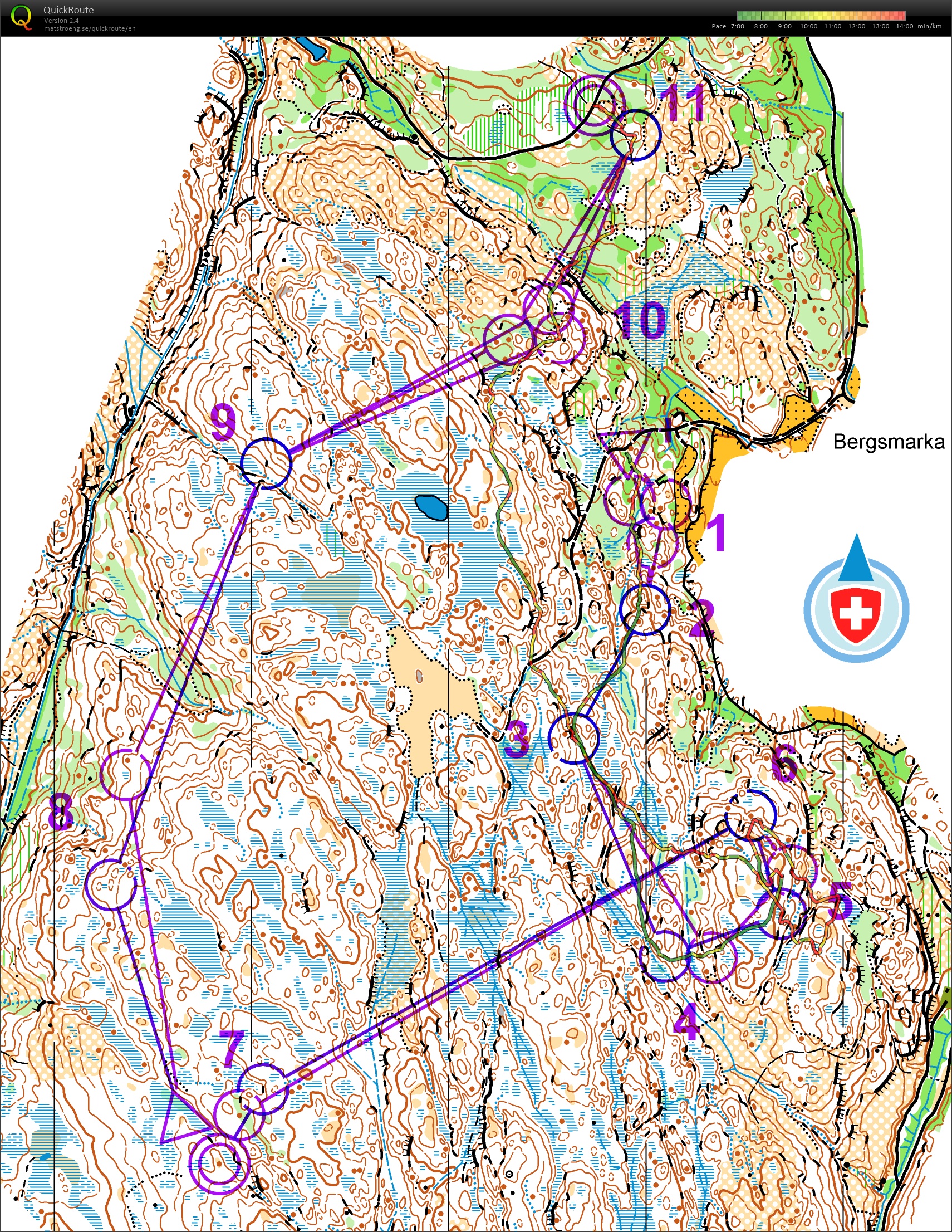 Prépa-finale WOC2019 // shadow/dépose Relais SUI (Guttersrød) (2019-08-01)